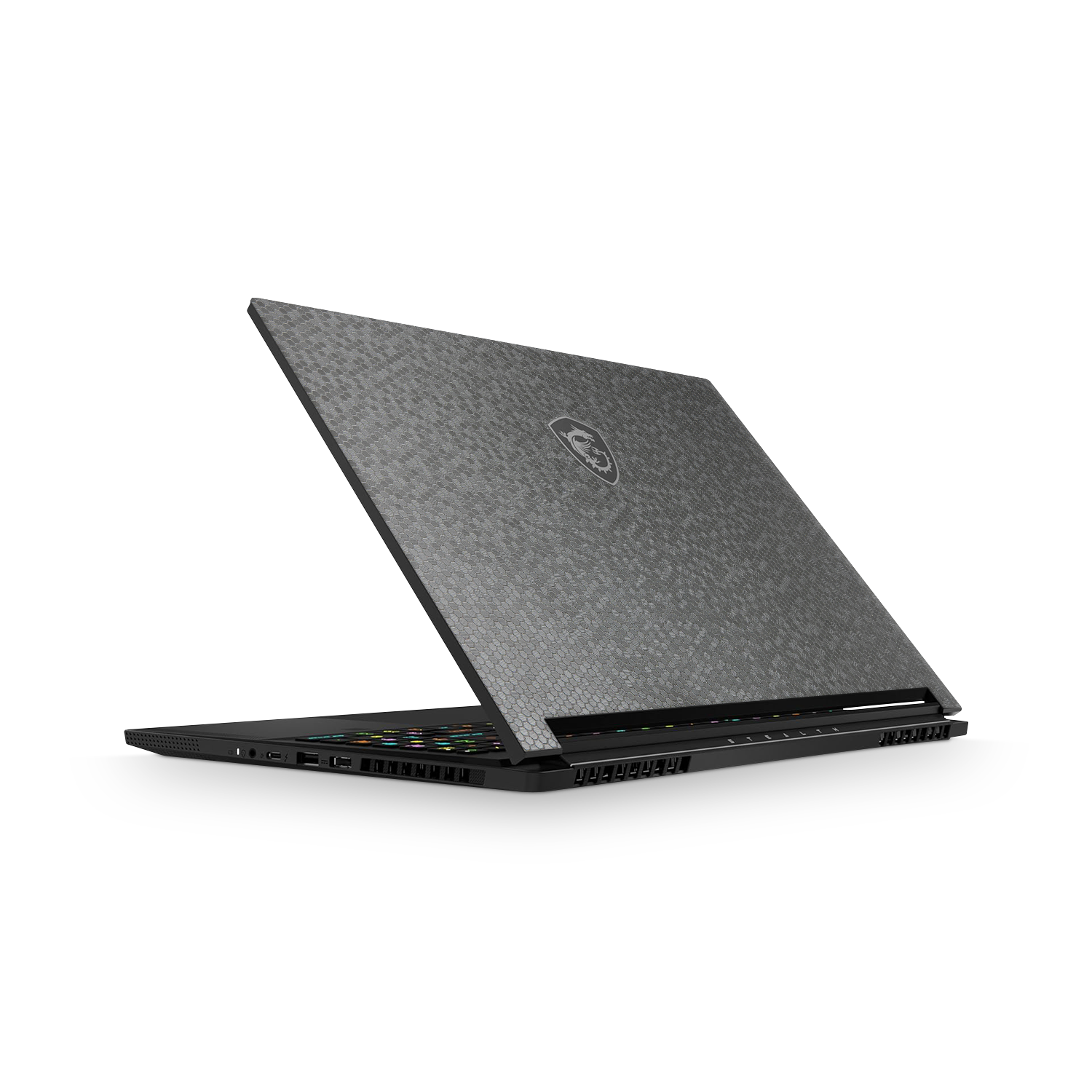 Msi Stealth 16 2025 Essentials Black Honeycomb Skin Wrap Cover