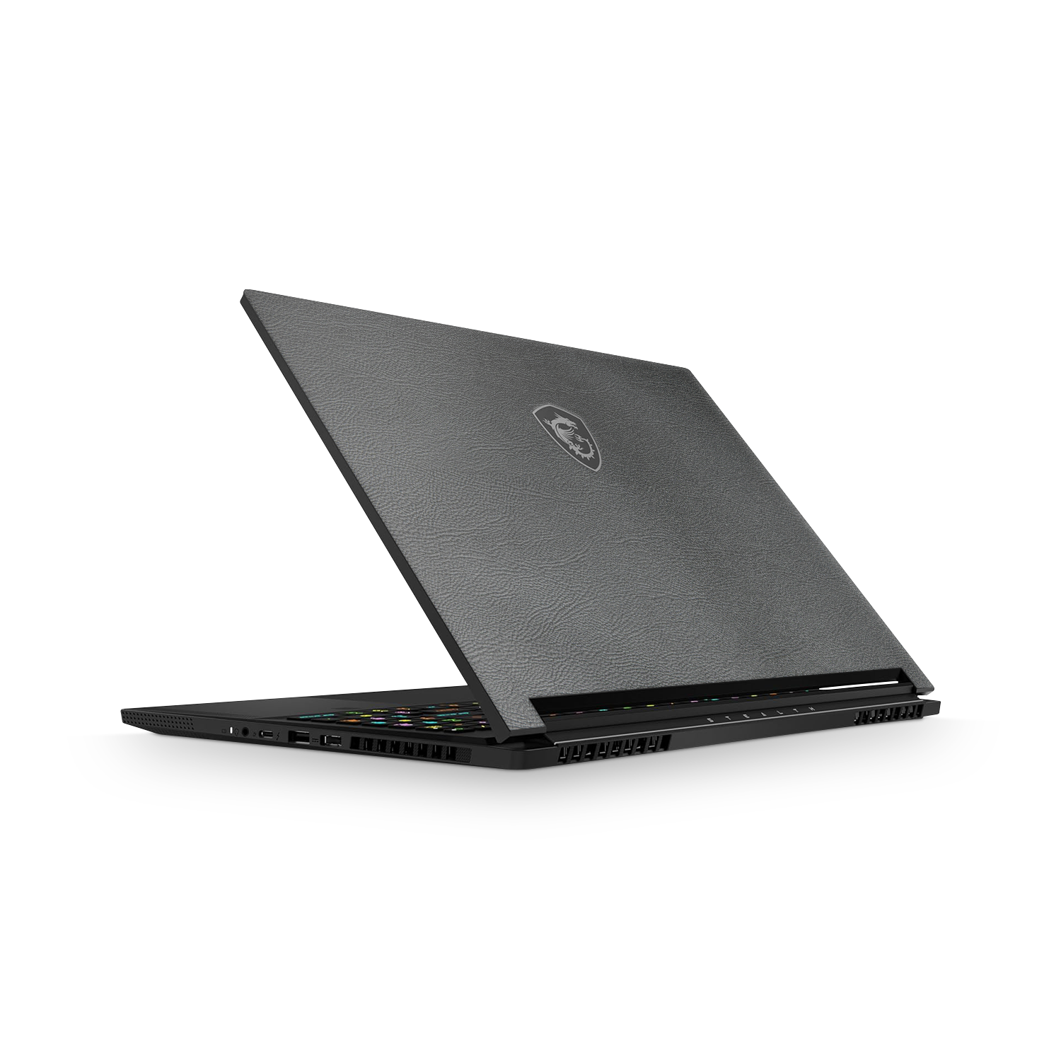 Msi Stealth 16 2025 Essentials Black Leather Skin Wrap Cover