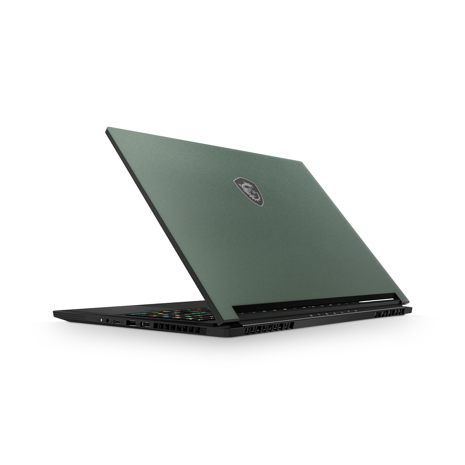 MSI Stealth 16 2025 Essentials Matte Green Metallic Skin Wrap Cover