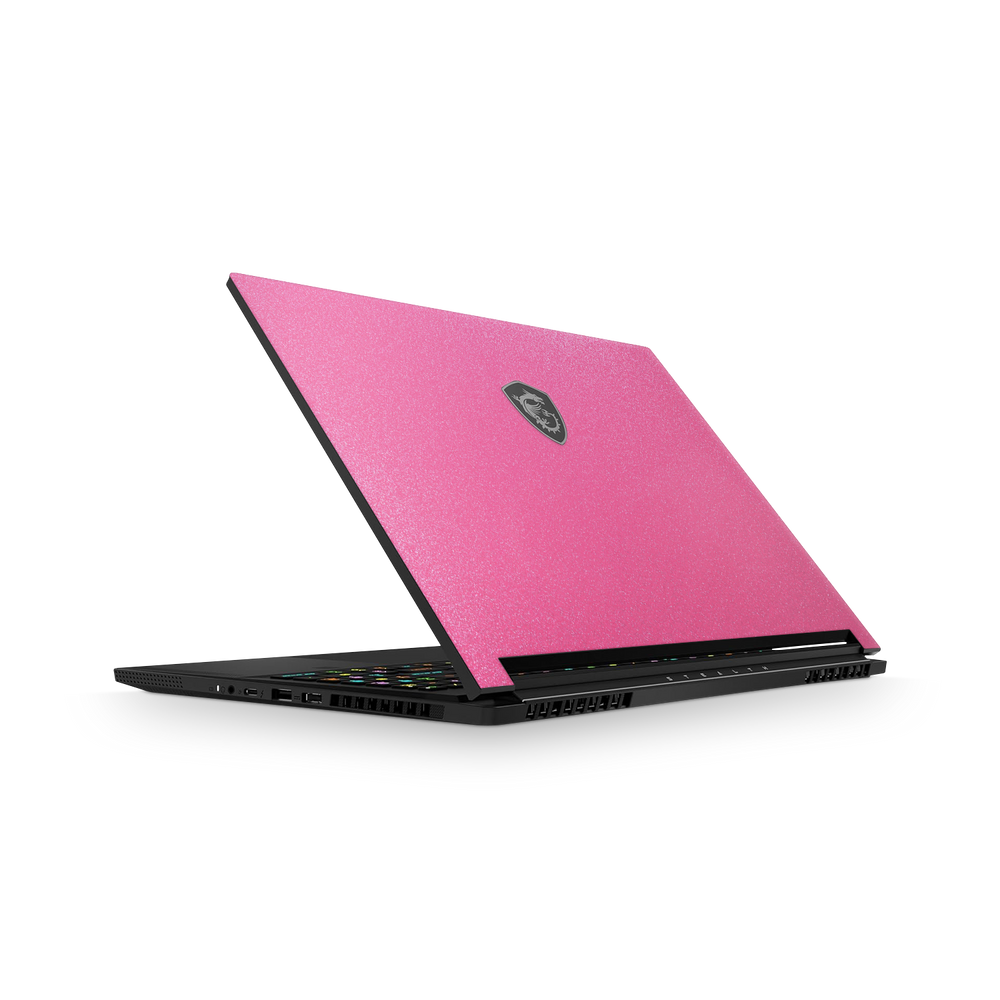 Msi Stealth 16 2025 Essentials Pink Glitterbomb Skin Wrap Cover