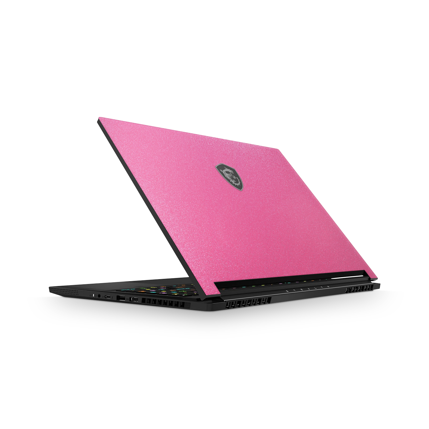 Msi Stealth 16 2025 Essentials Pink Glitterbomb Skin Wrap Cover