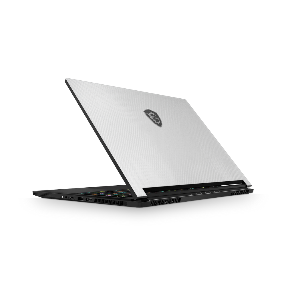Msi Stealth 16 2025 Essentials White Carbon Fiber Skin Wrap Cover