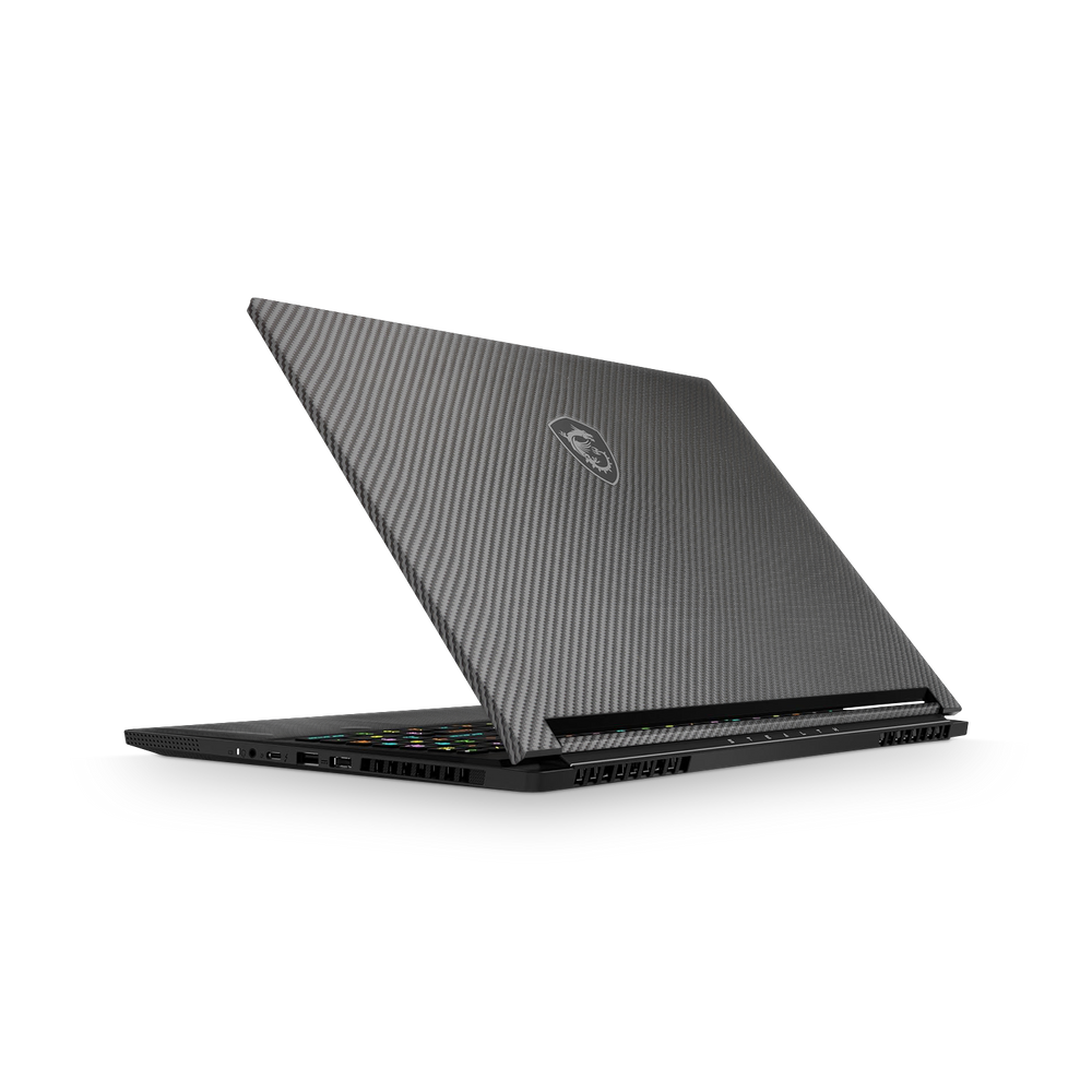 Msi Stealth 16 2025 Professional Black Carbon Fiber Skin Wrap Cover