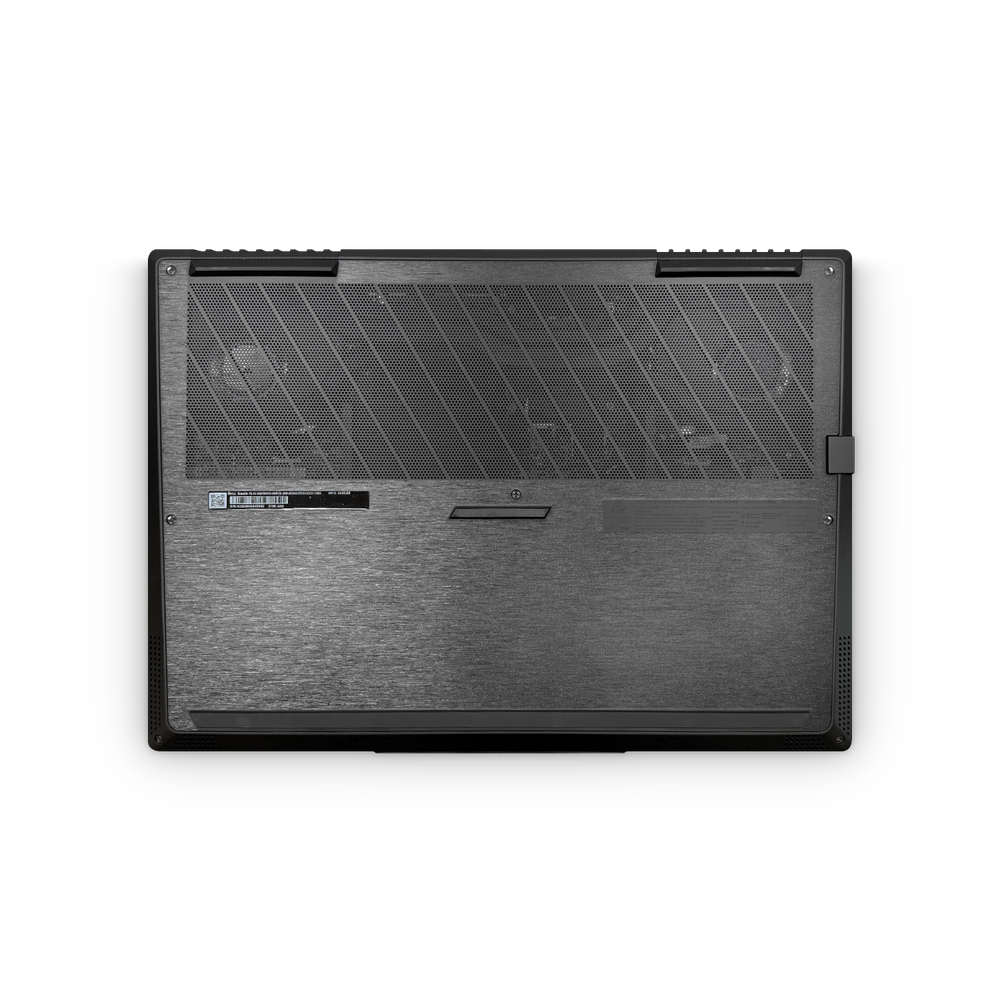 Msi Stealth 16 2025 Professional Bottom Brushed Black Skin Wrap Cover