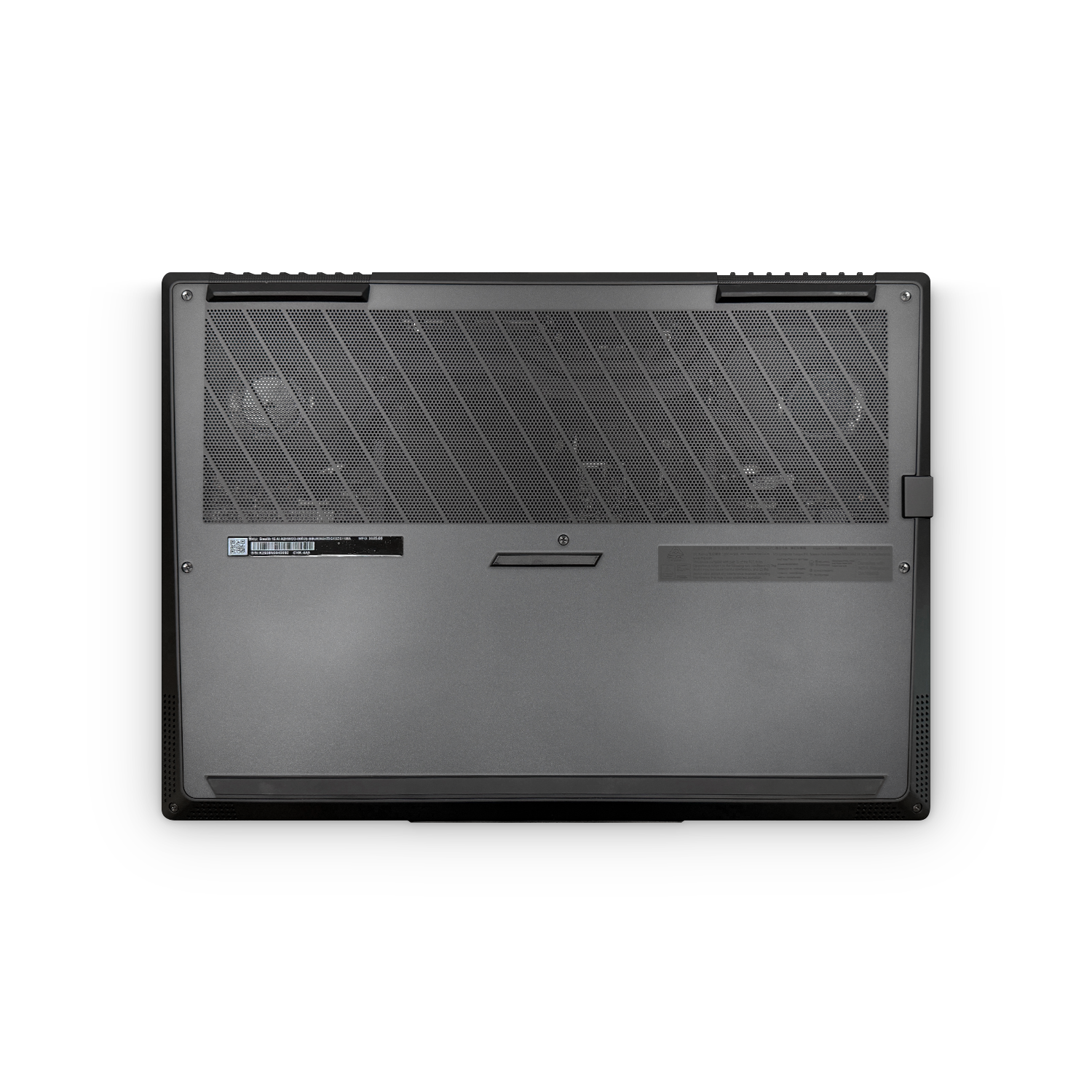 Msi Stealth 16 2025 Professional Bottom Charcoal Grey Skin Wrap Cover