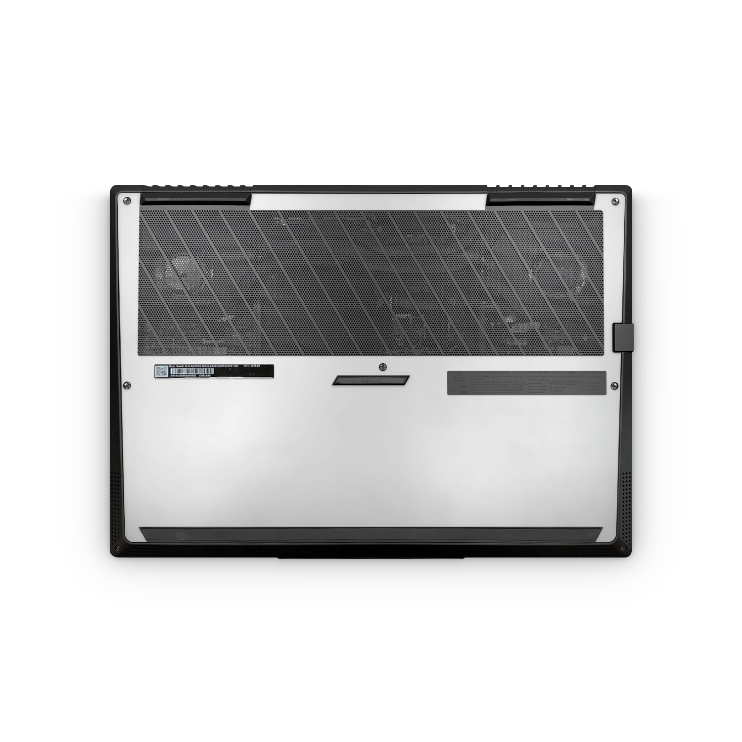 Msi Stealth 16 2025 Professional Bottom Satin White Skin Wrap Cover