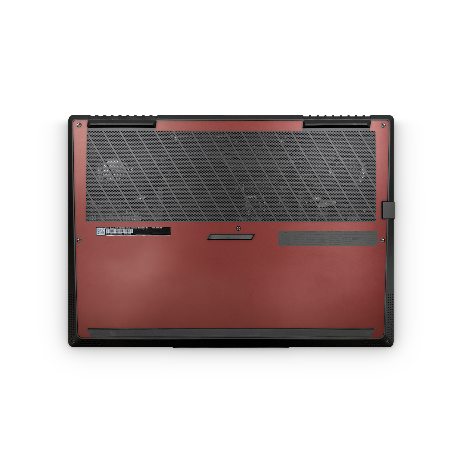 MSI Stealth 16 2025 Professional Bottom Vampire Red Skin Wrap Cover