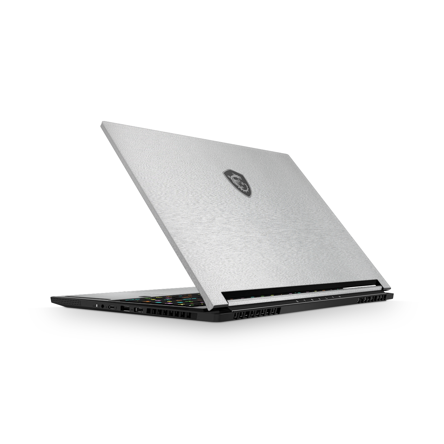 Msi Stealth 16 2025 Professional Brushed Aluminum Skin Wrap Cover