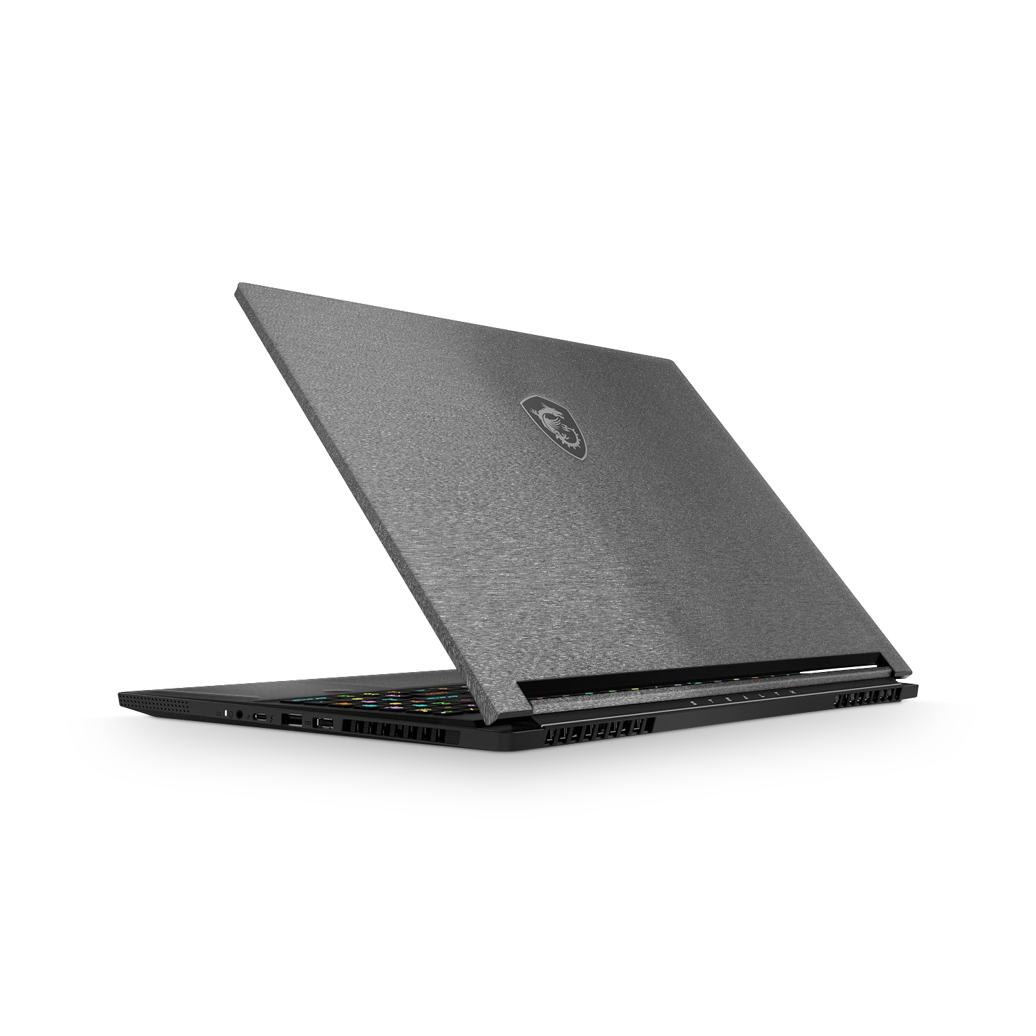 Msi Stealth 16 2025 Professional Brushed Black Skin Wrap Cover