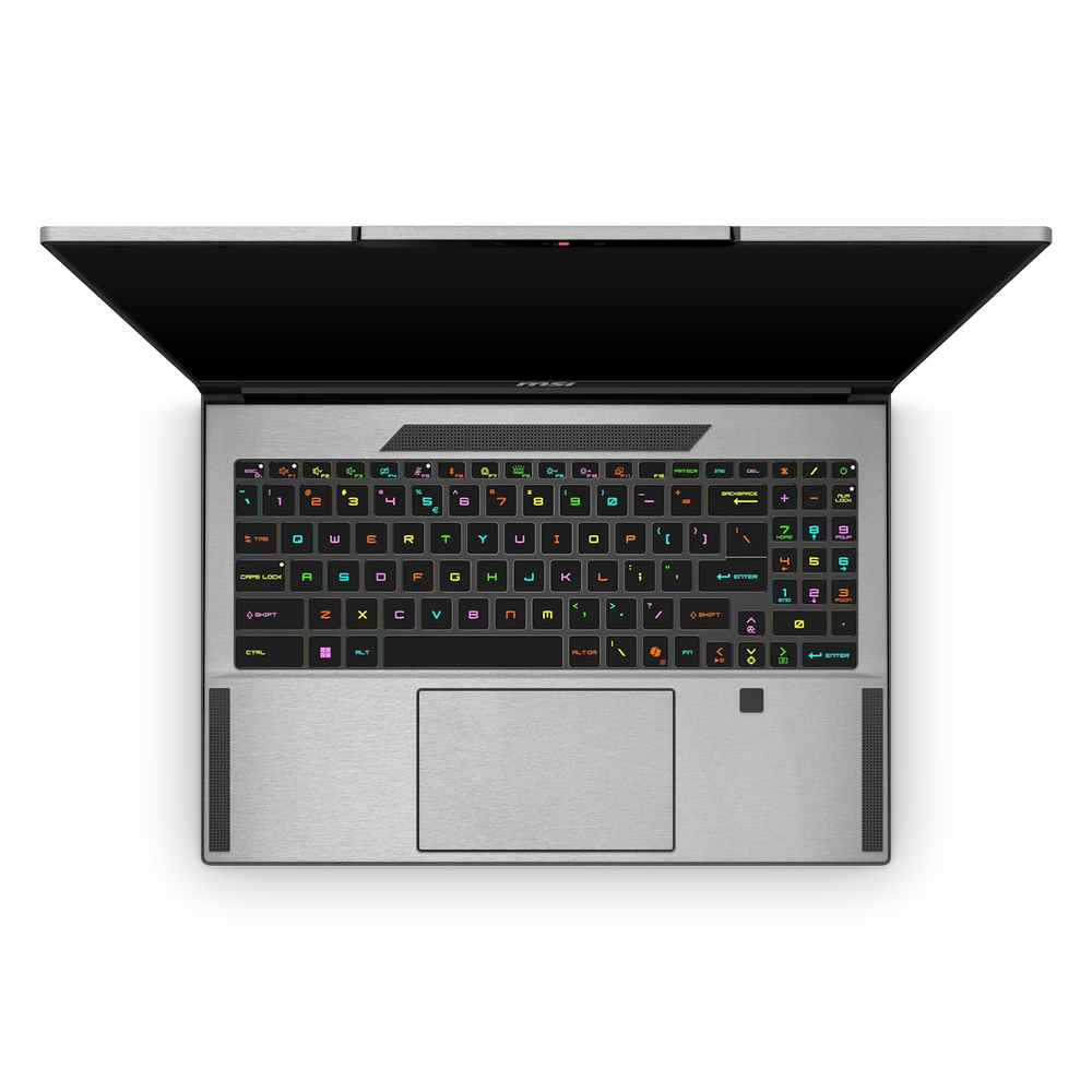 Msi Stealth 16 2025 Professional Interior Brushed Aluminum Skin Wrap Cover