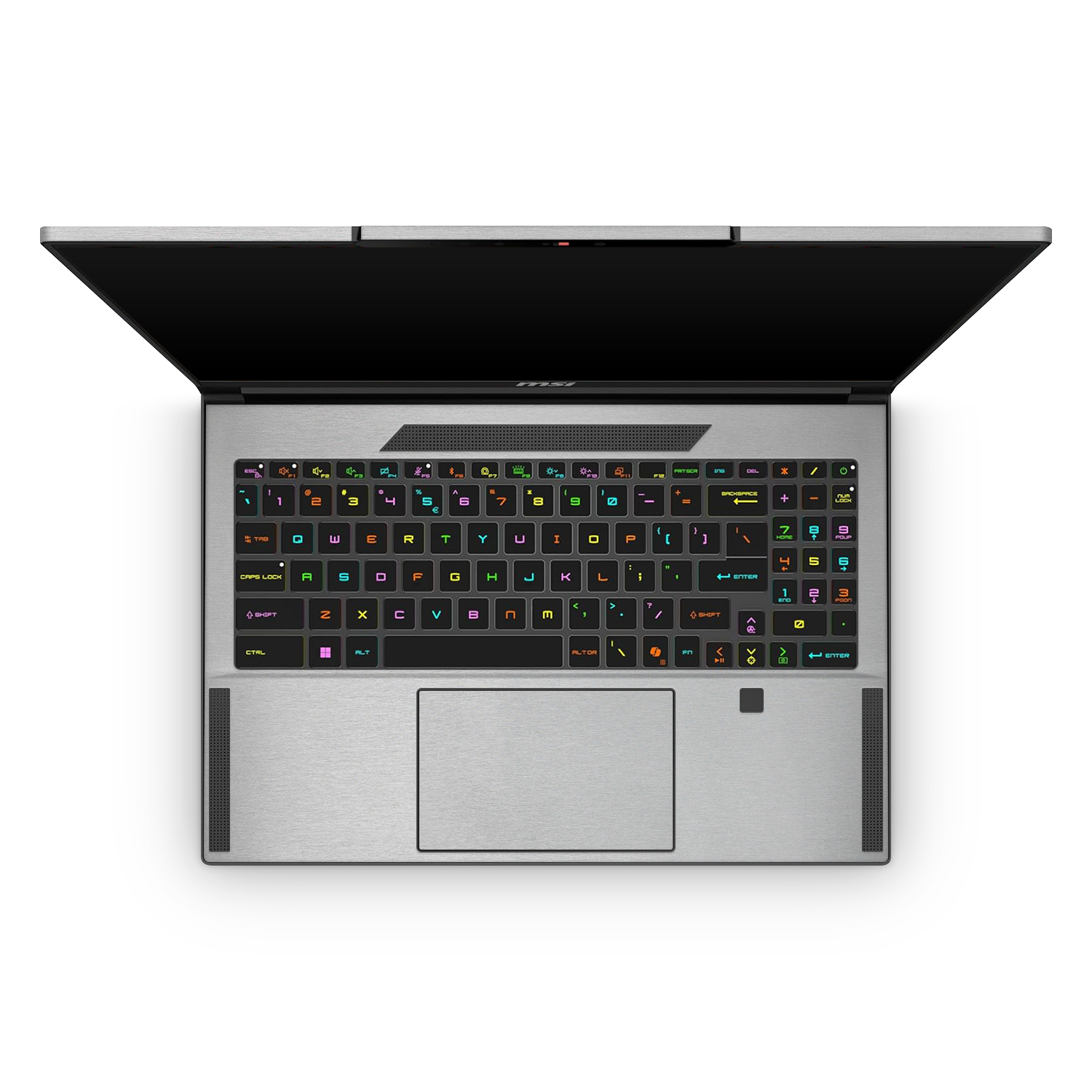 Msi Stealth 16 2025 Professional Interior Brushed Aluminum Skin Wrap Cover