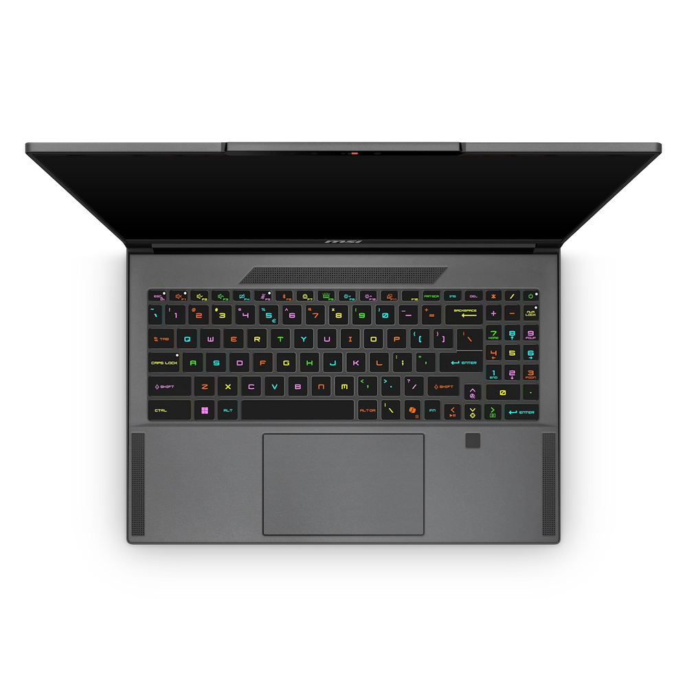 Msi Stealth 16 2025 Professional Interior Charcoal Grey Skin Wrap Cover