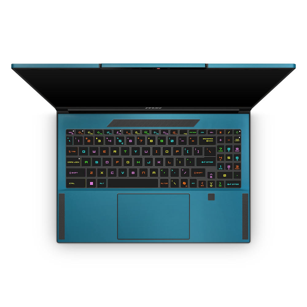 Msi Stealth 16 2025 Professional Interior Satin Ocean Shimmer Skin Wrap Cover