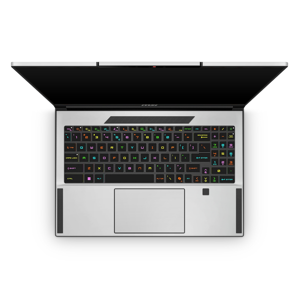 Msi Stealth 16 2025 Professional Interior Satin White Skin Wrap Cover