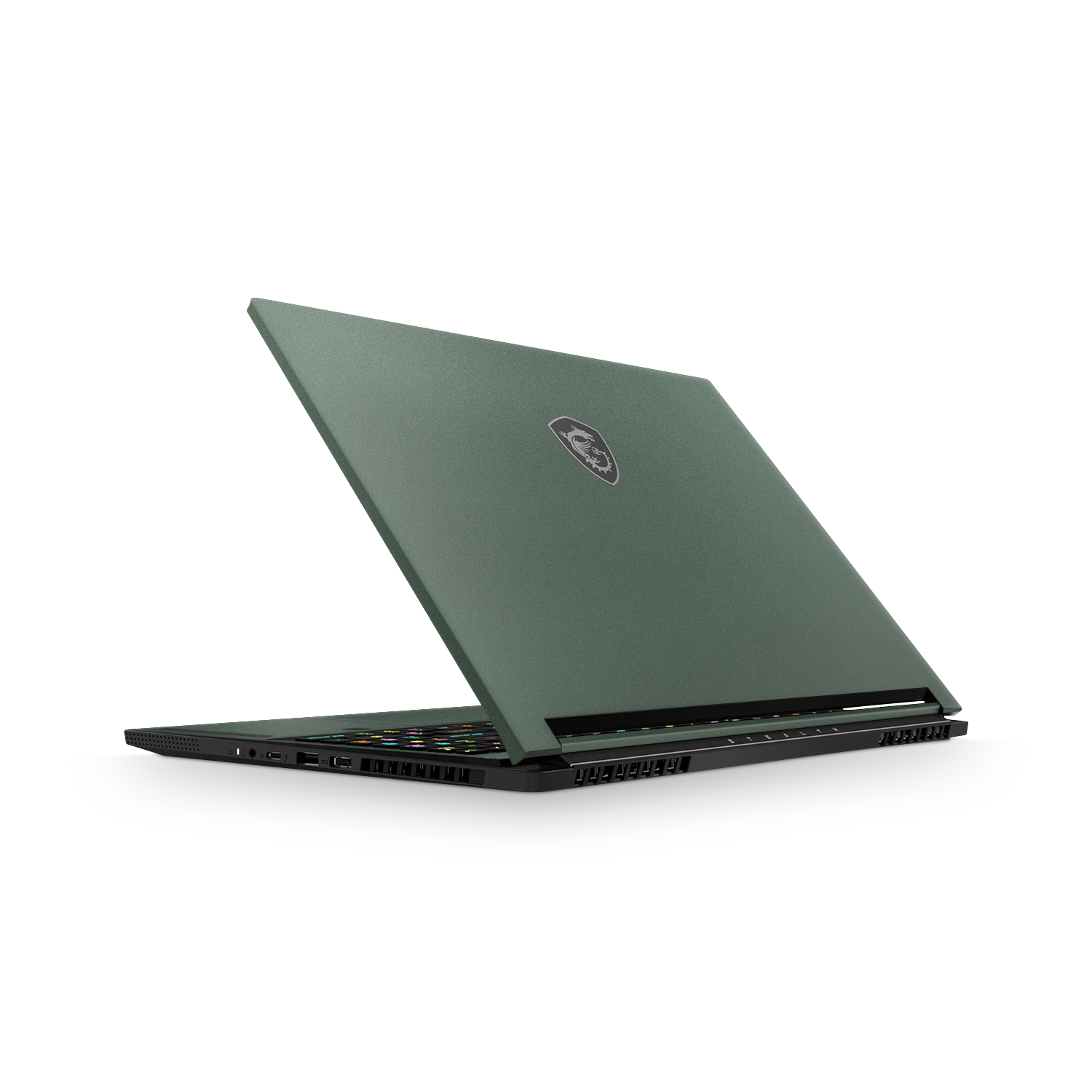 MSI Stealth 16 2025 Professional Matte Green Metallic Skin Wrap Cover
