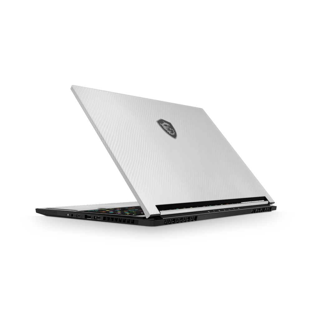 Msi Stealth 16 2025 Professional White Carbon Fiber Skin Wrap Cover