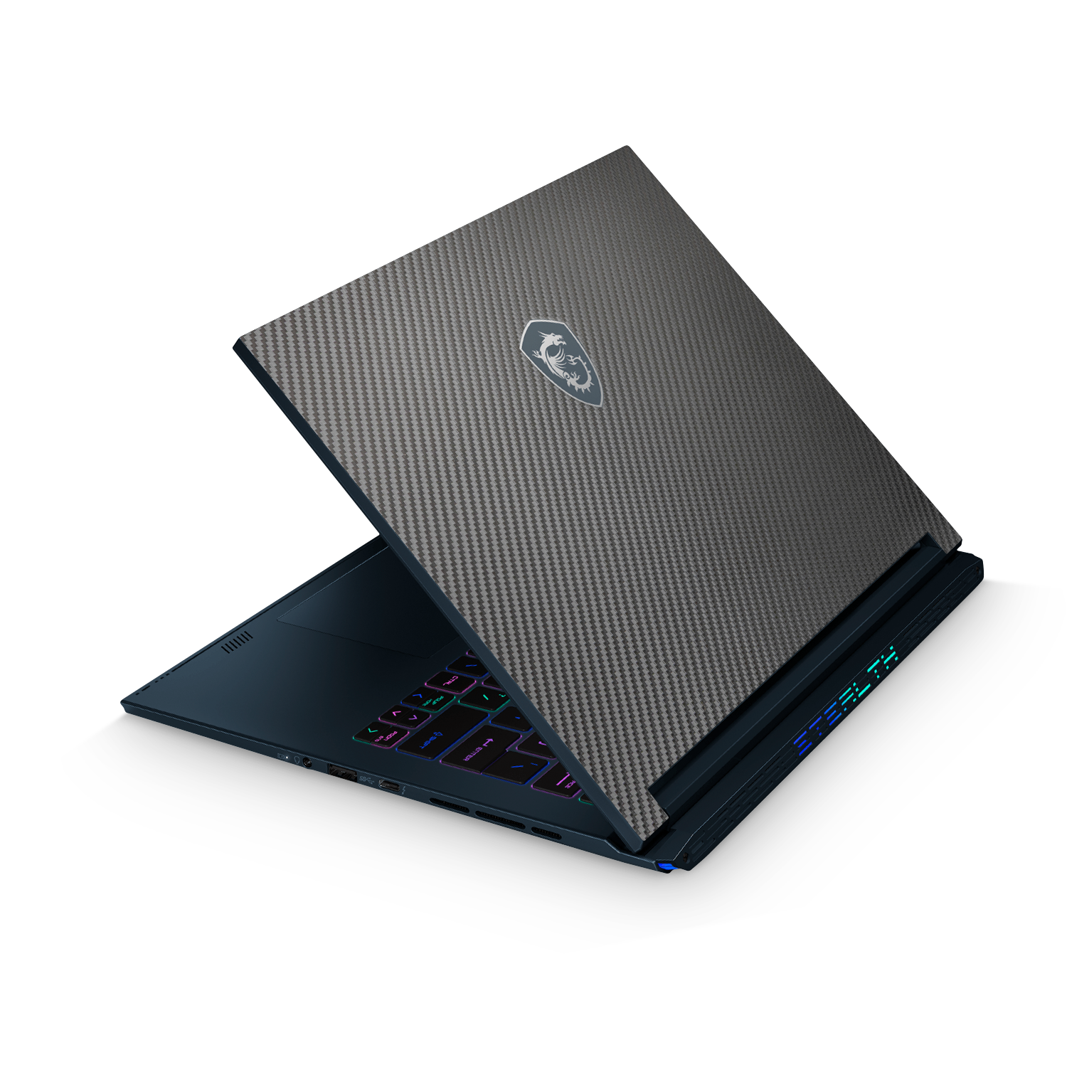 Msi Stealth Studio 14 2023 Essentials Black Carbon Fiber Skin Wrap Cover
