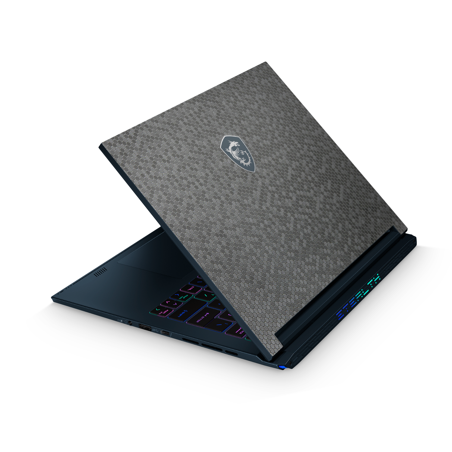 Msi Stealth Studio 14 2023 Essentials Black Honeycomb Skin Wrap Cover