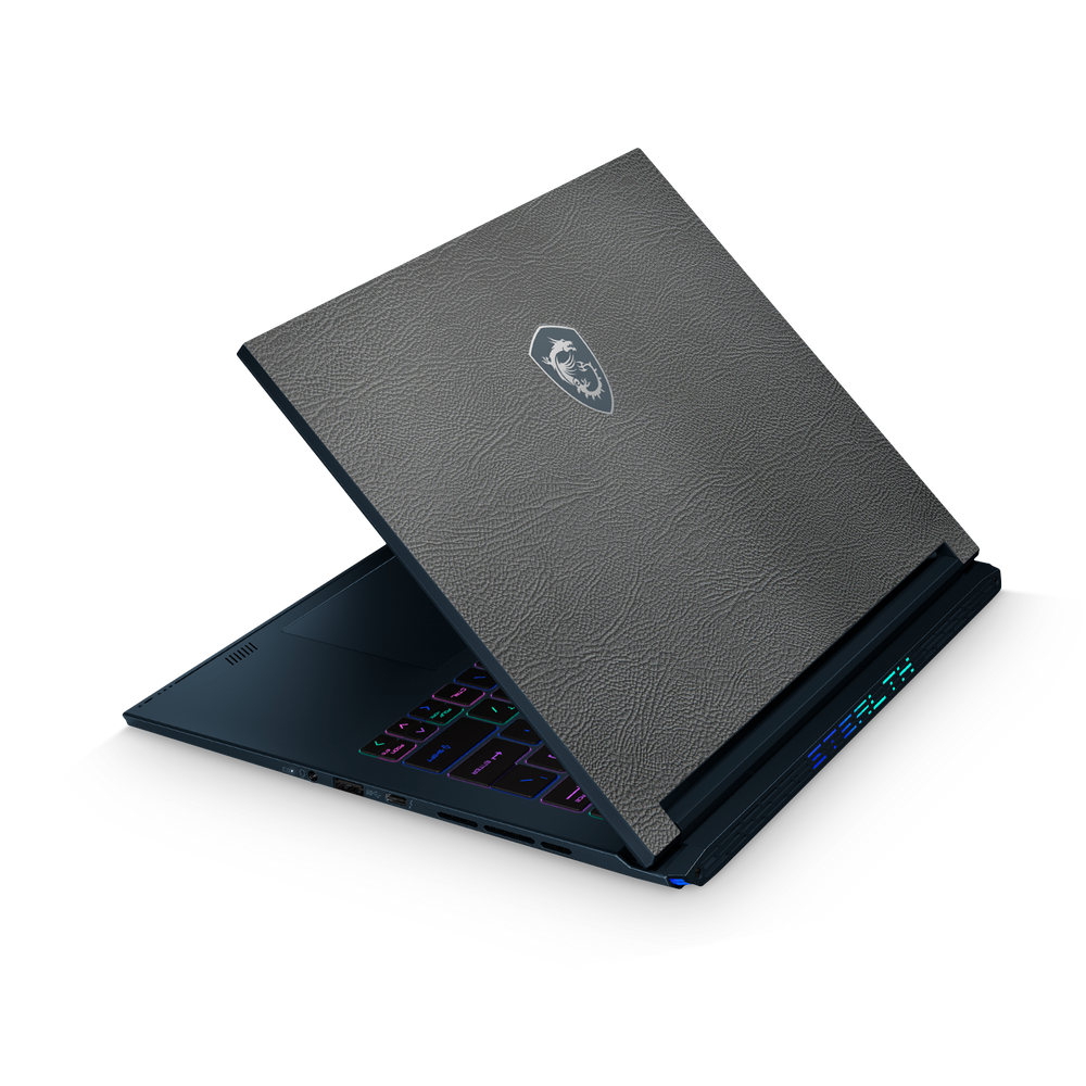 Msi Stealth Studio 14 2023 Essentials Black Leather Skin Wrap Cover