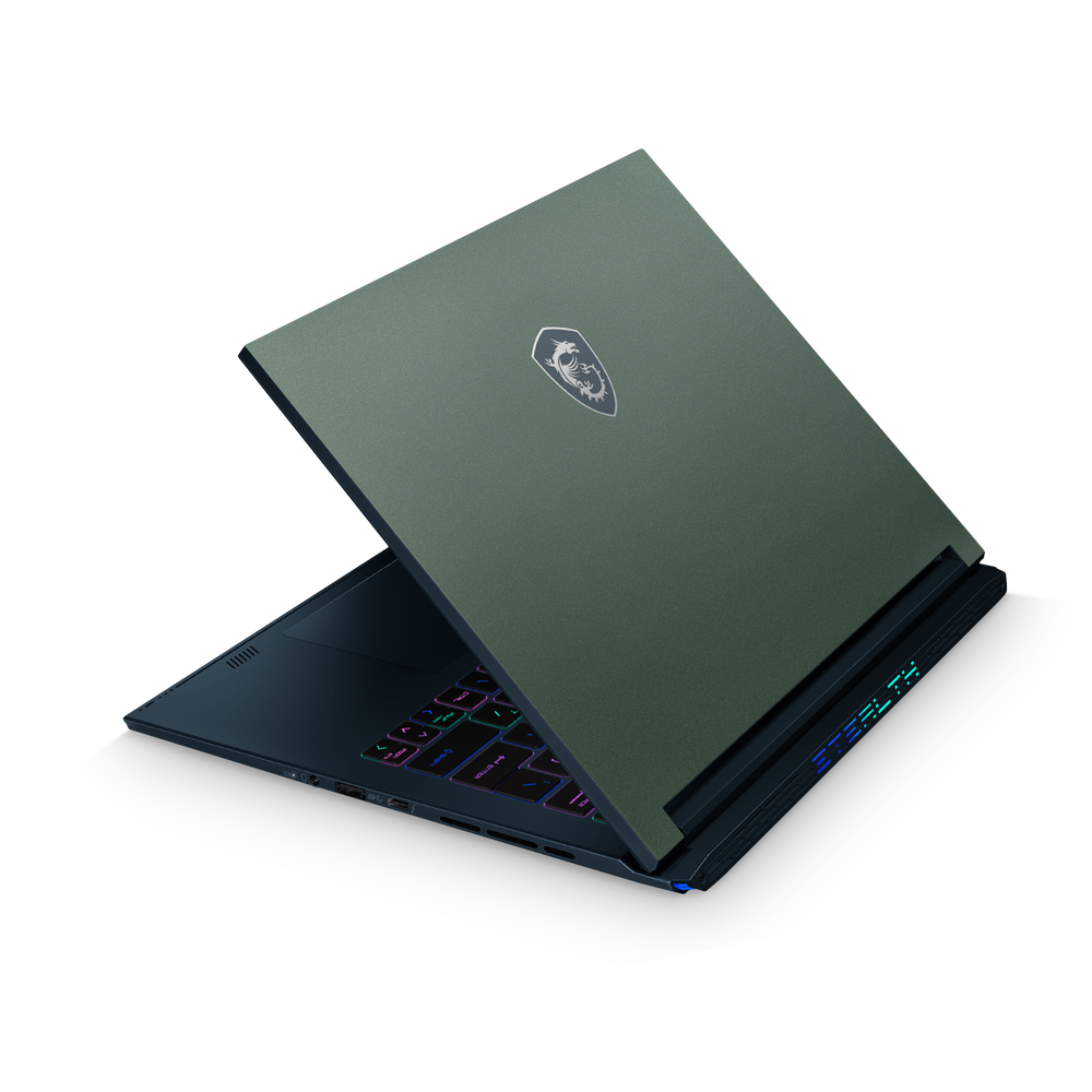 MSI Stealth Studio 14" 2023 Essentials Matte Green Metallic Skin Wrap Cover