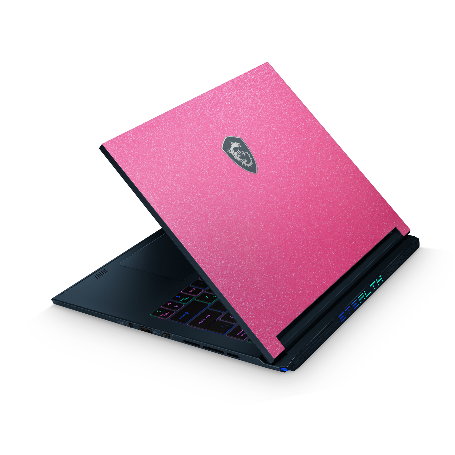 Msi Stealth Studio 14 2023 Essentials Pink Glitterbomb Skin Wrap Cover