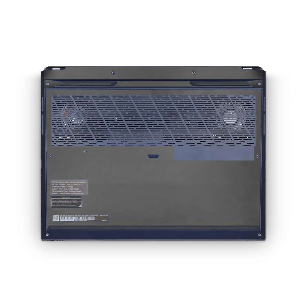 Msi Stealth Studio 14 2023 Professional Bottom Matte Black Skin Wrap Cover