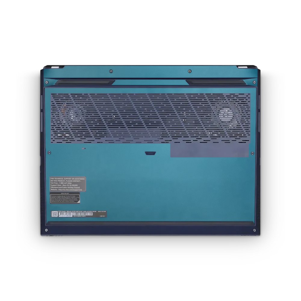 Msi Stealth Studio 14 2023 Professional Bottom Satin Ocean Shimmer Skin Wrap Cover
