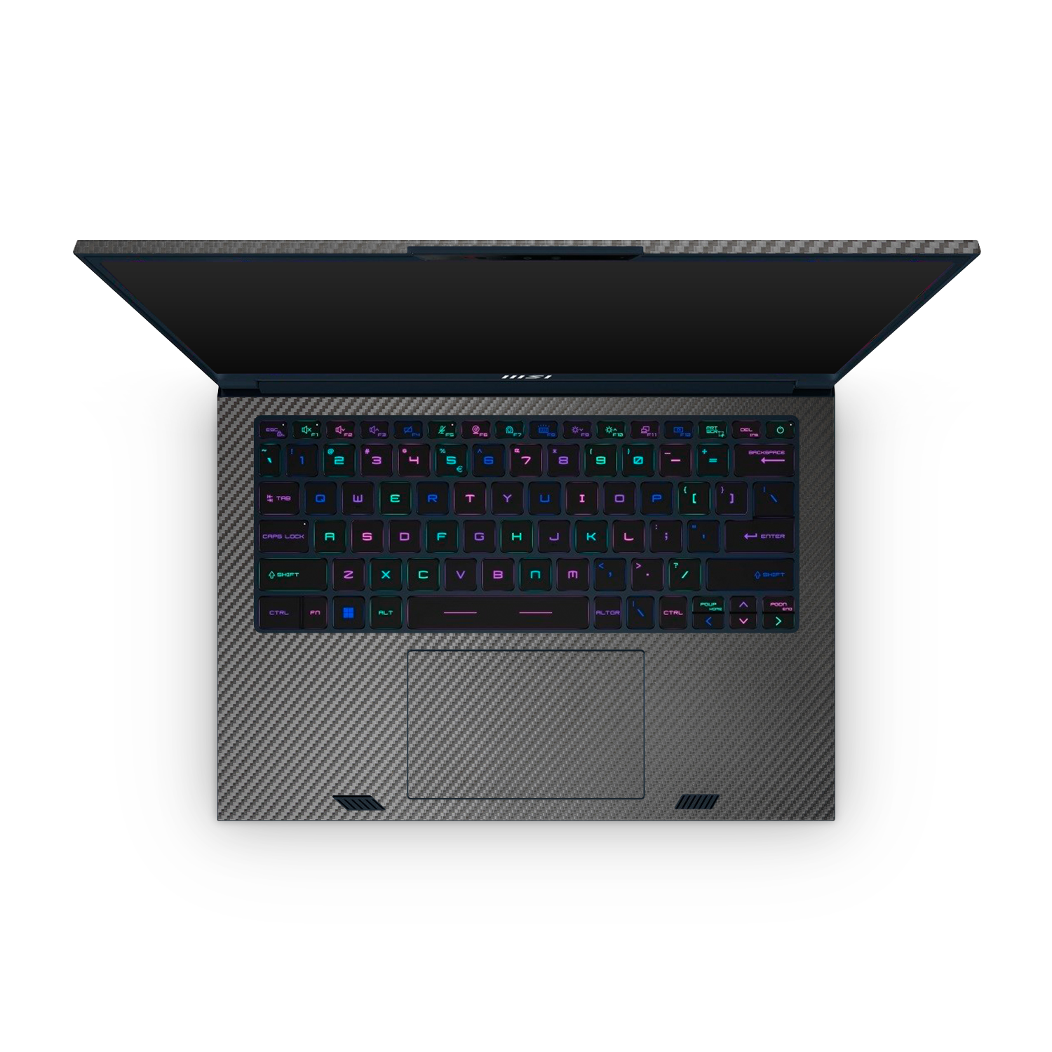 Msi Stealth Studio 14 2023 Professional Interior Black Carbon Fiber Skin Wrap Cover