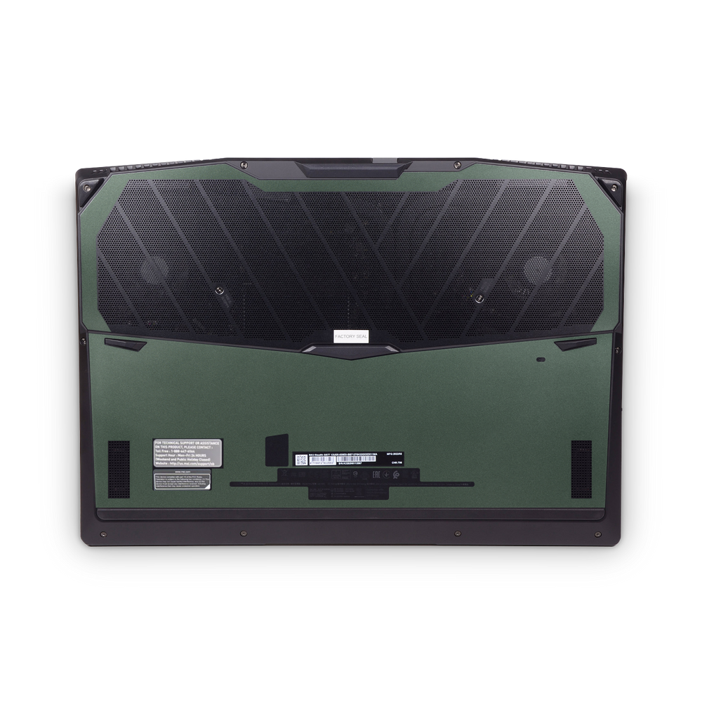 MSI Stealth Studio 17" 2023 Professional Bottom Matte Green Metallic Skin Wrap Cover