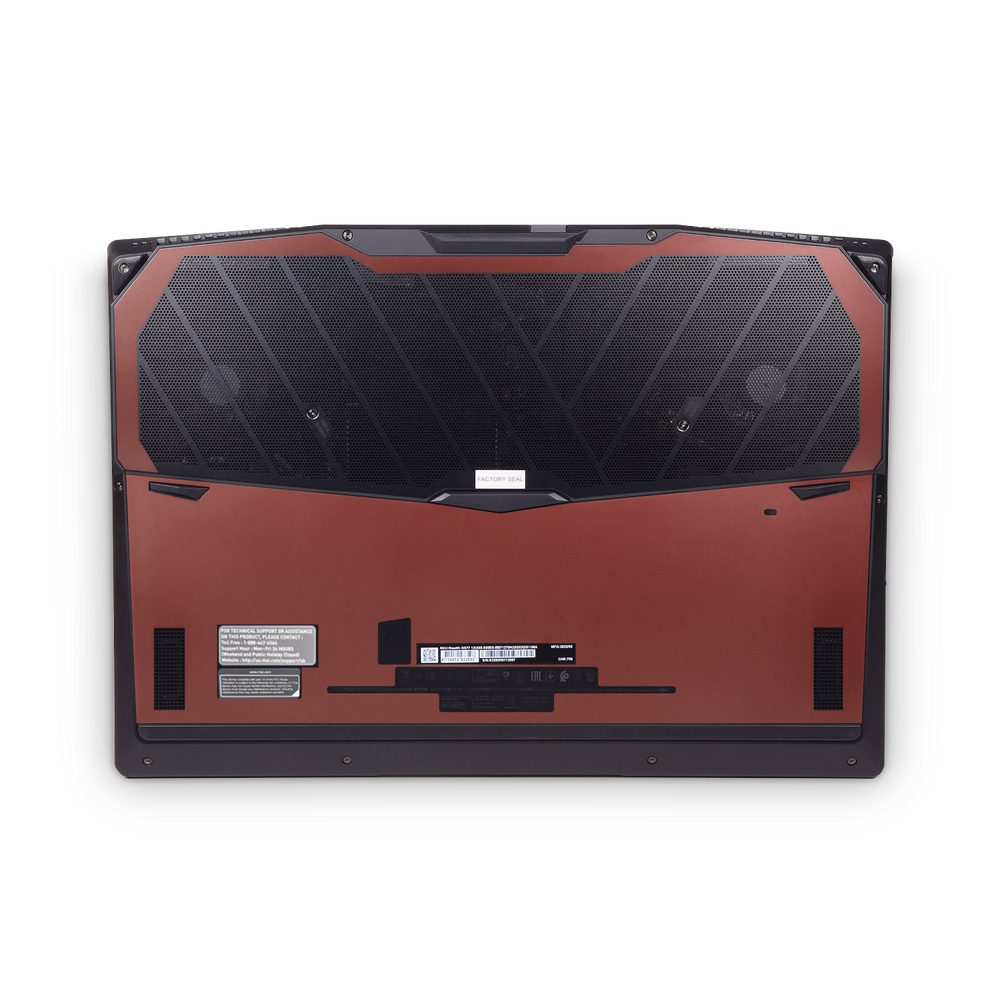 MSI Stealth Studio 17" 2023 Professional Bottom Vampire Red Skin Wrap Cover