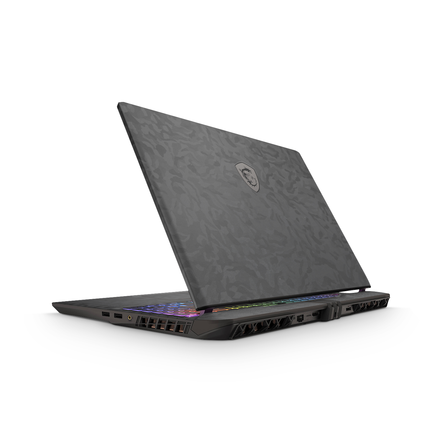 Msi Vector 16 Hx 2025 Professional Black Camo Skin Wrap Cover