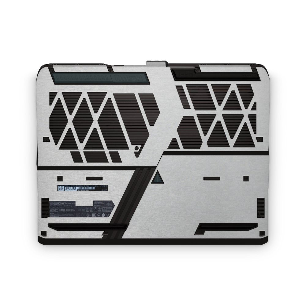 Msi Vector 16 Hx 2025 Professional Bottom Brushed Aluminum Skin Wrap Cover