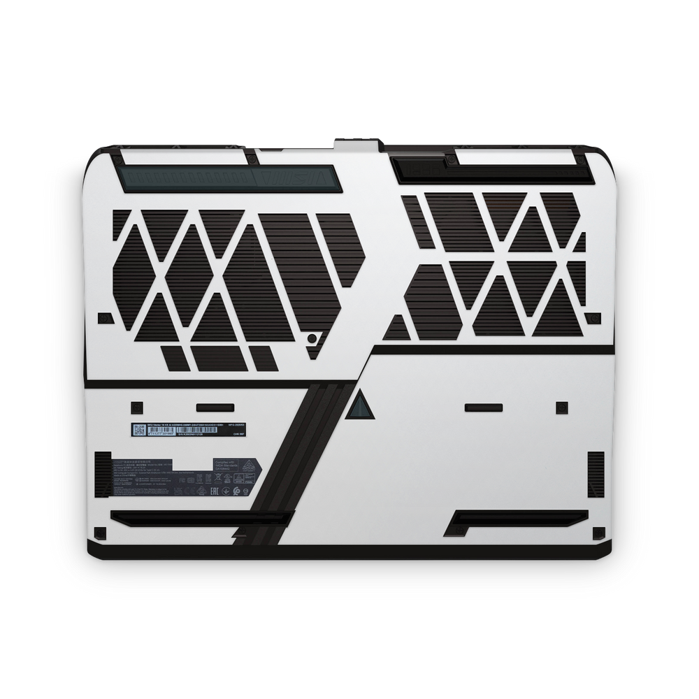 Msi Vector 16 Hx 2025 Professional Bottom Frosty Vanilla Skin Wrap Cover