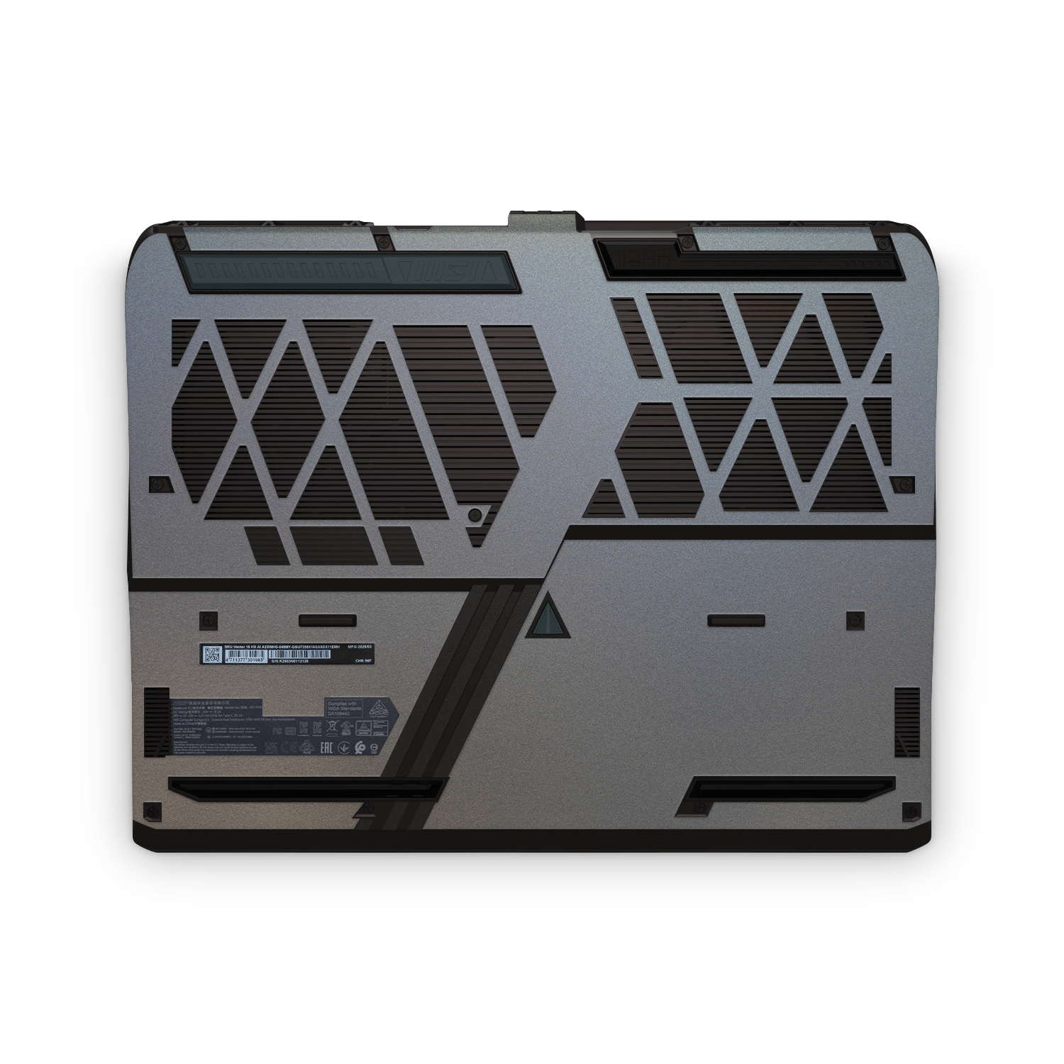 Msi Vector 16 Hx 2025 Professional Bottom Prism Skin Wrap Cover