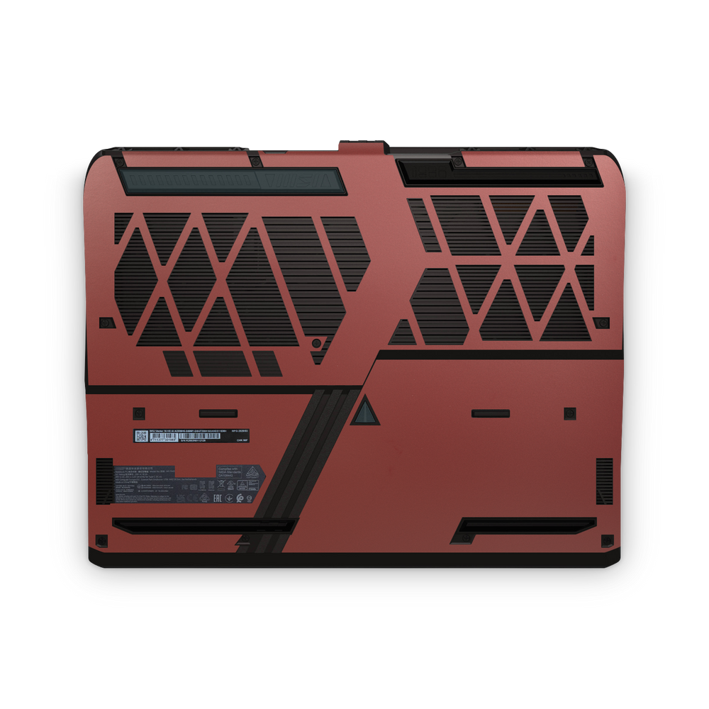 MSI Vector HX 16 2025 Professional Bottom Vampire Red Skin Wrap Cover