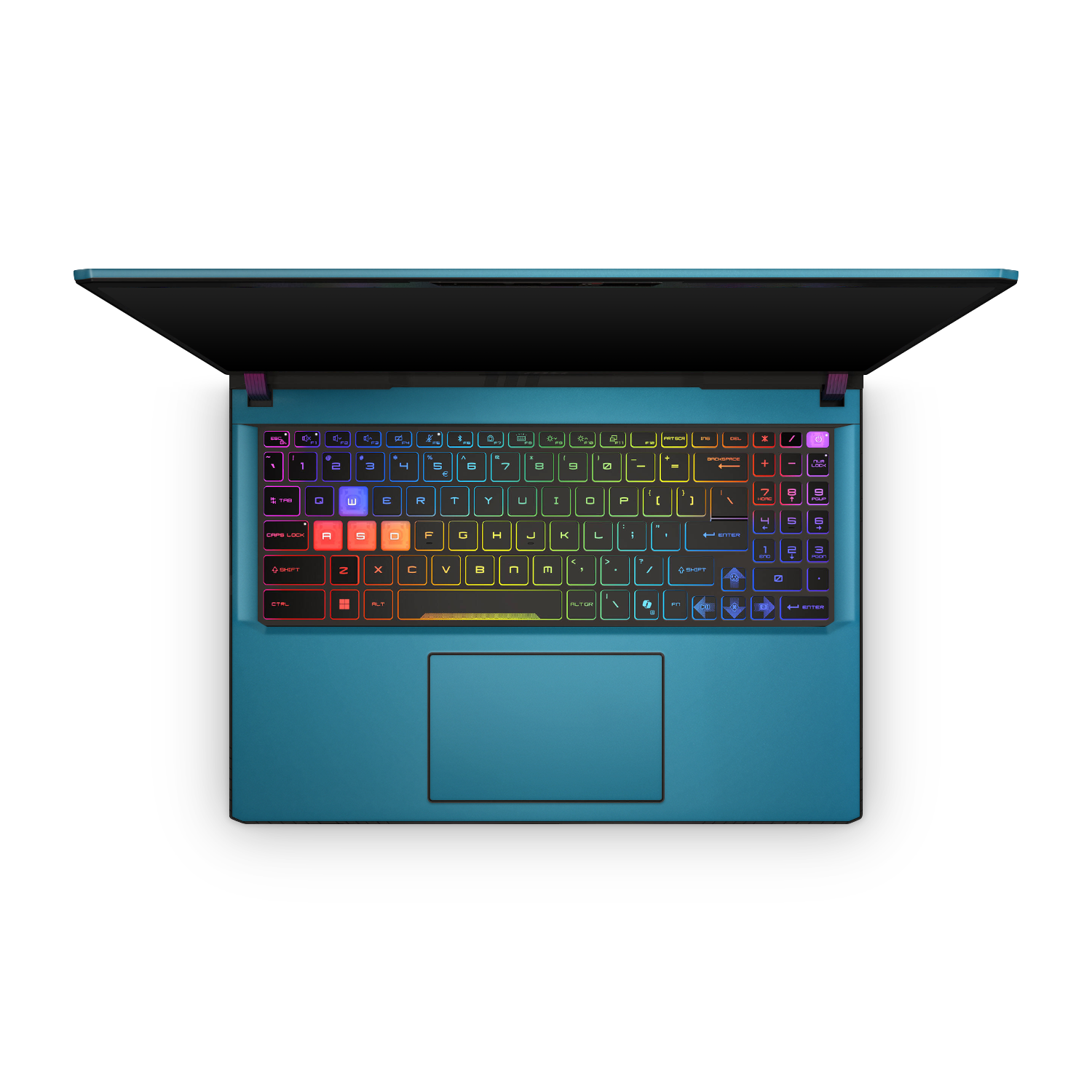 Msi Vector 16 Hx 2025 Professional Interior Satin Ocean Shimmer Skin Wrap Cover