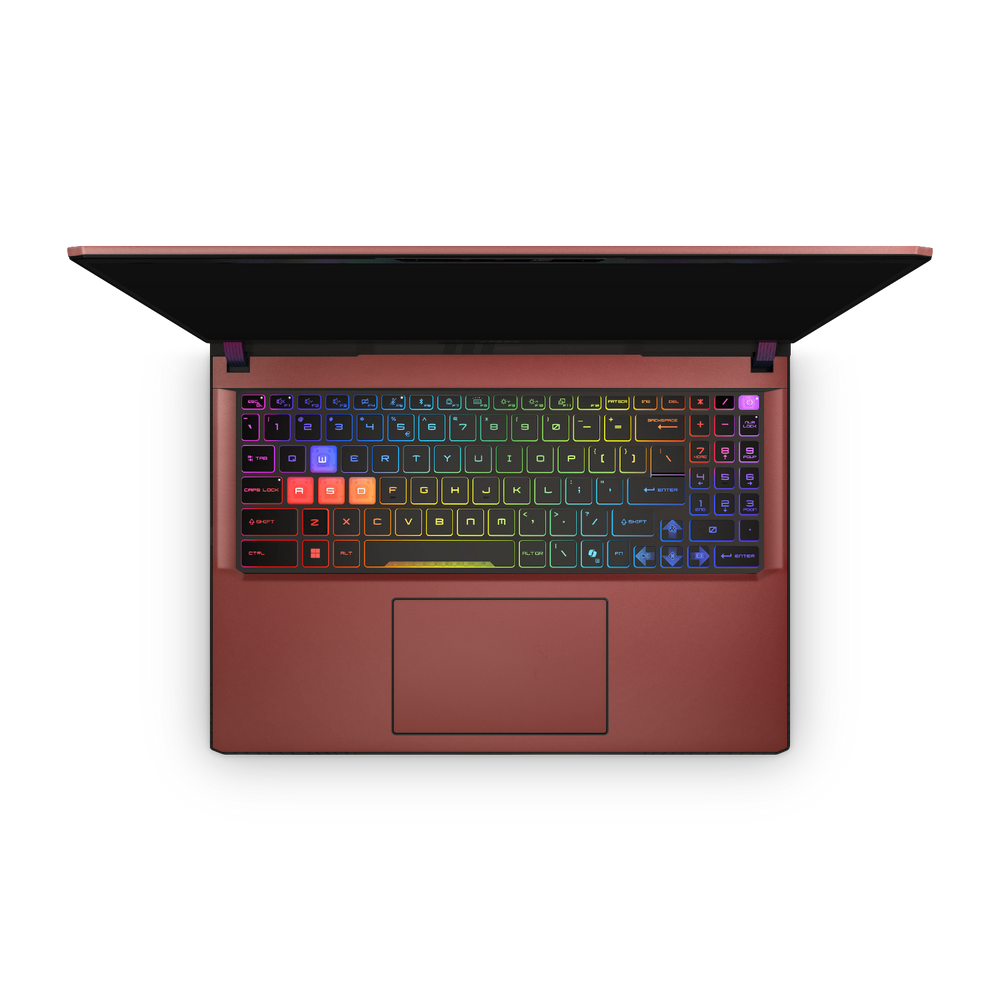 MSI Vector HX 16 2025 Professional Interior Vampire Red Skin Wrap Cover