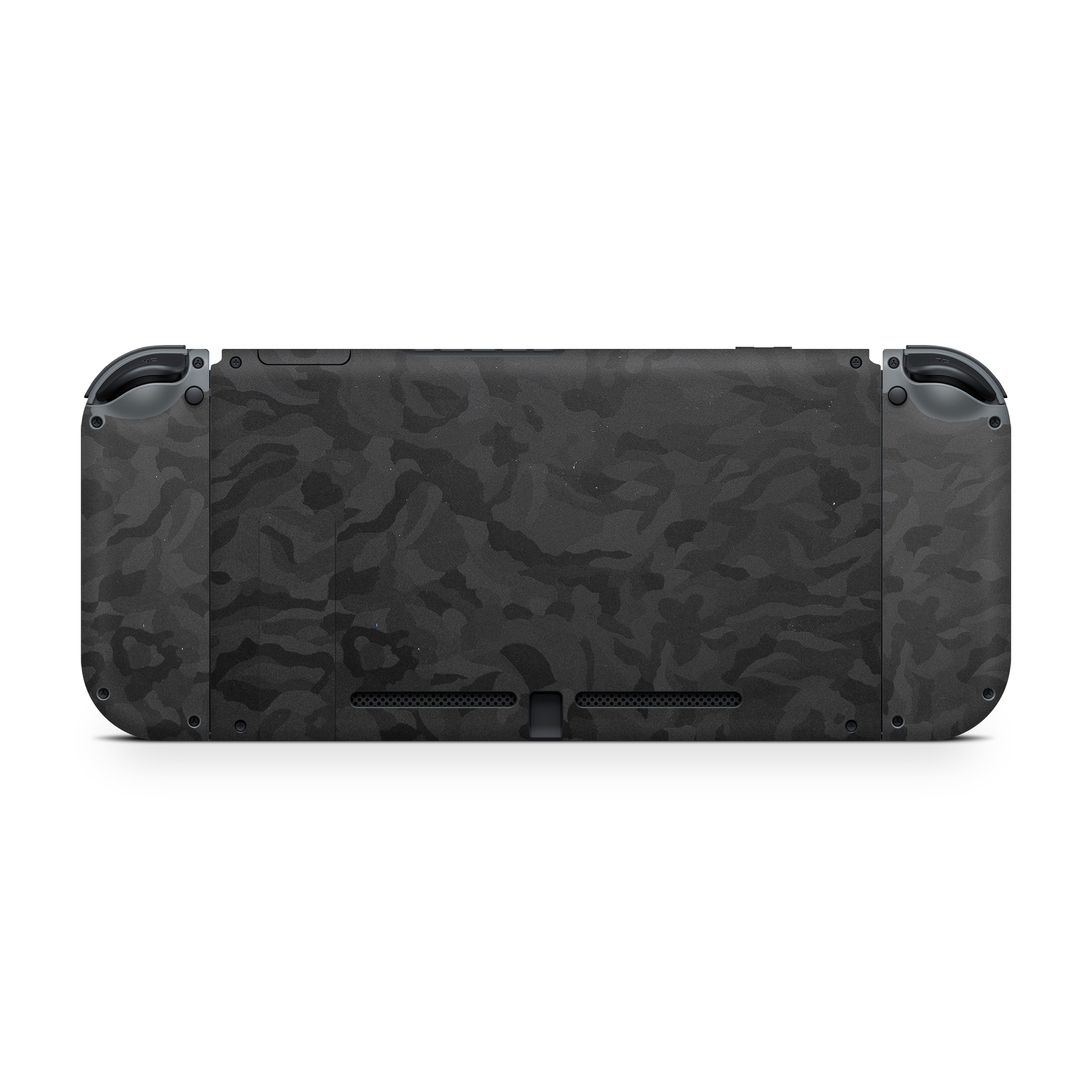 Nintendo Switch G1 Back Essentials Black Camo Skin Wrap Cover