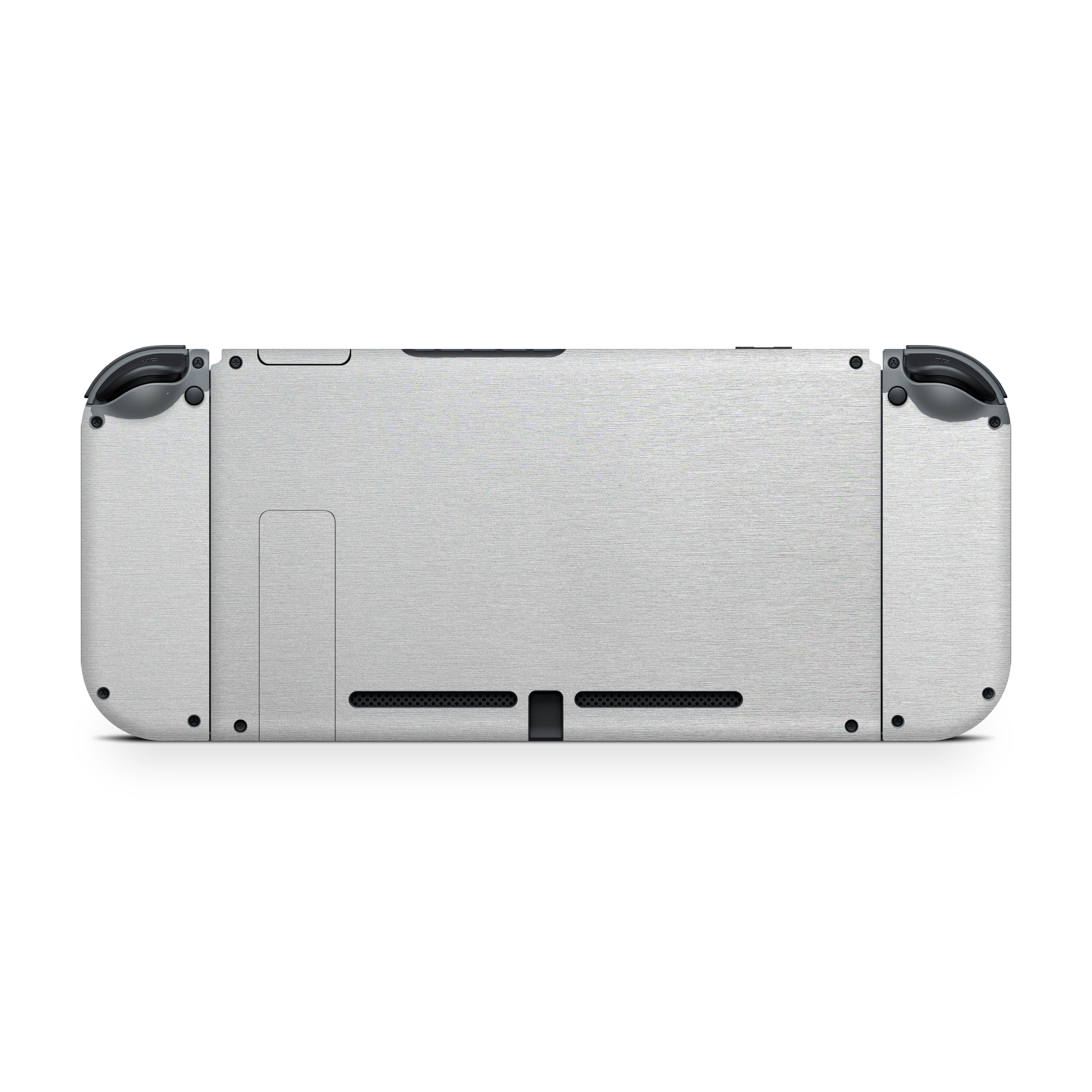 Nintendo Switch G1 Back Essentials Brushed Aluminum Skin Wrap Cover