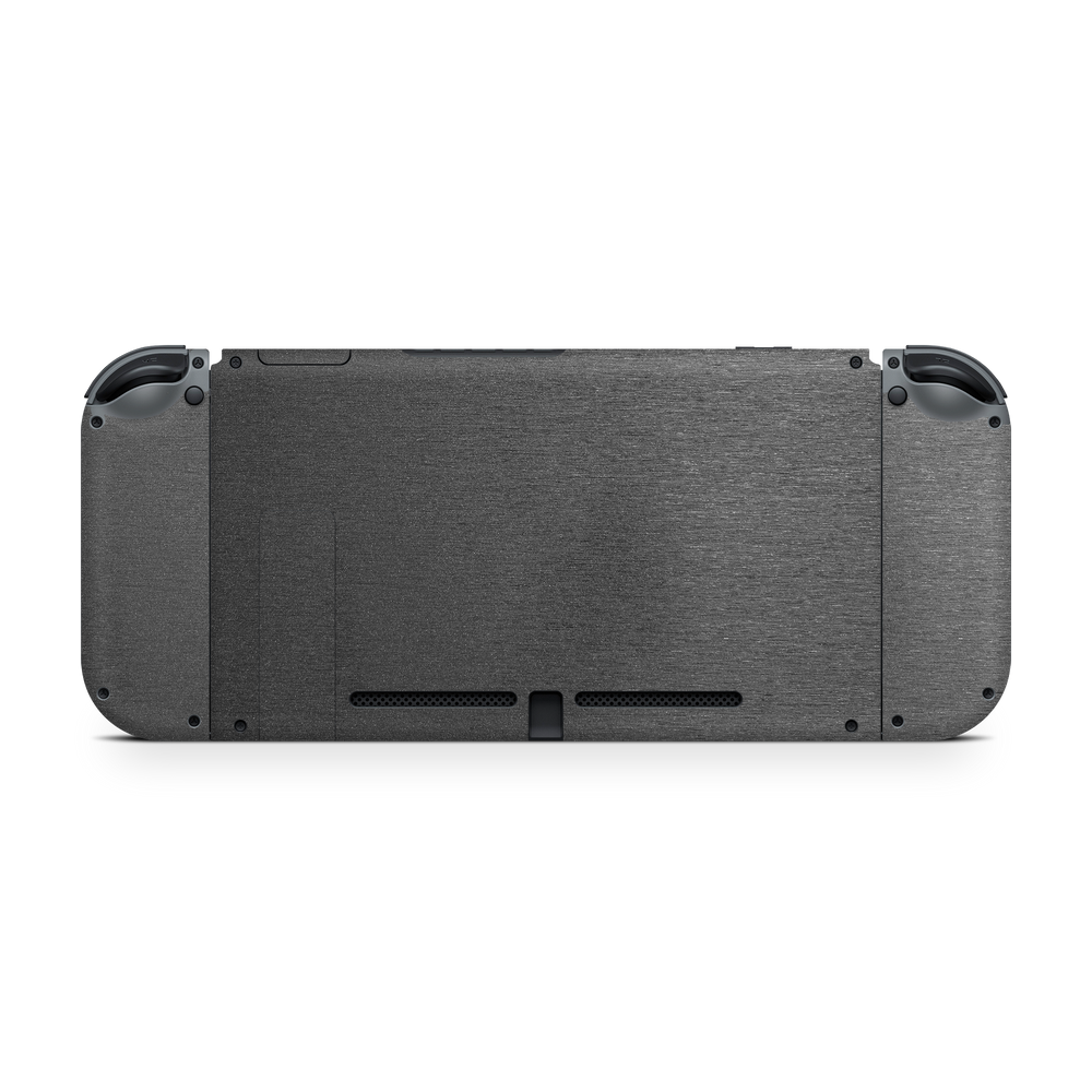 Nintendo Switch G1 Back Essentials Brushed Black Skin Wrap Cover