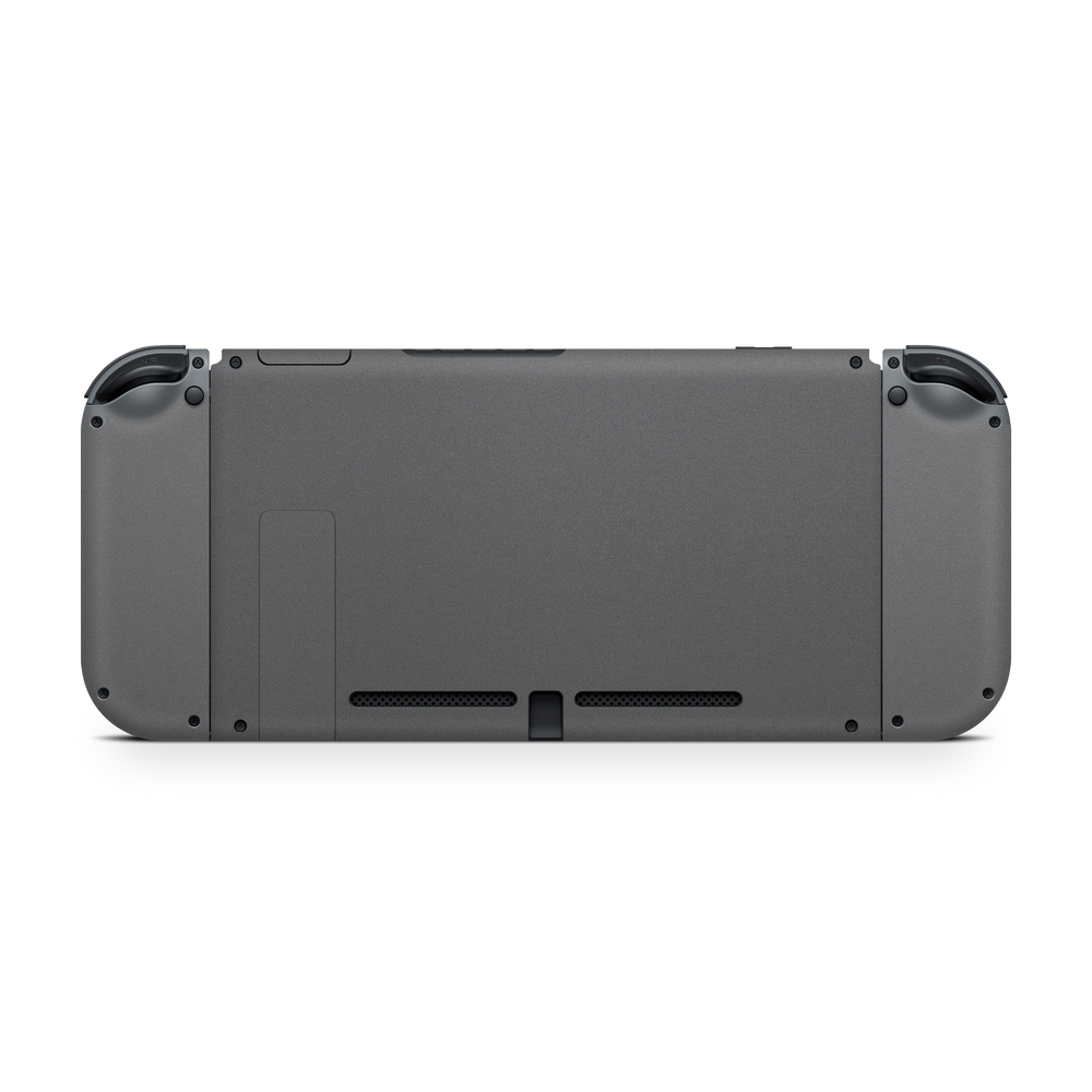 Nintendo Switch G1 Back Essentials Charcoal Grey Skin Wrap Cover