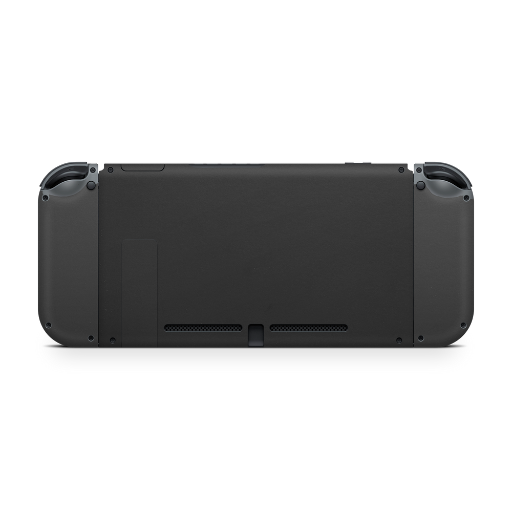 Nintendo Switch G1 Back Essentials Matte Black Skin Wrap Cover
