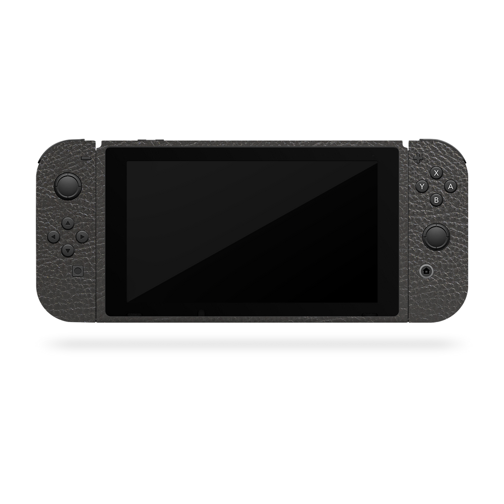 Nintendo Switch Essentials Black Leather Skin Wrap Cover