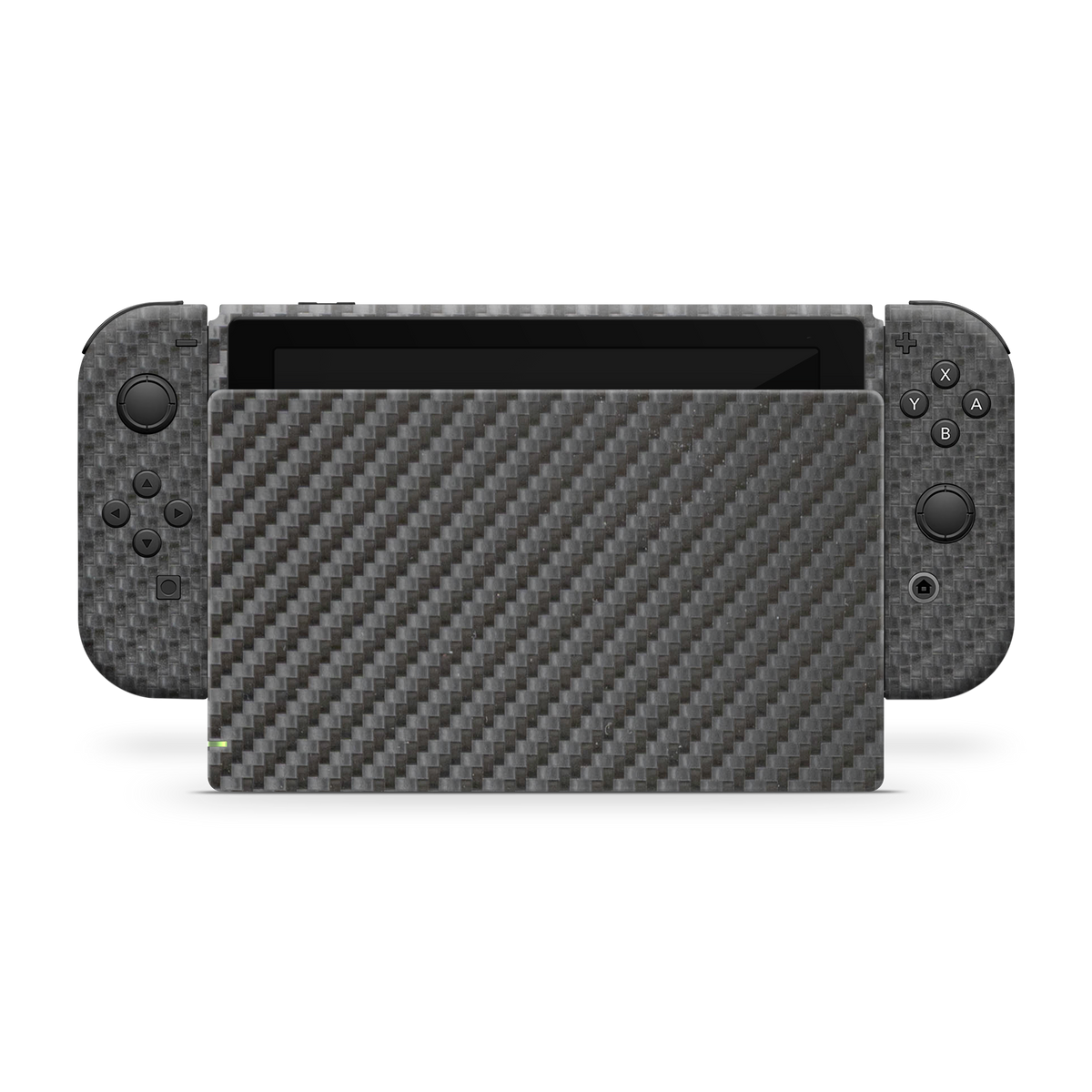Nintendo Switch G1 Premium Black Carbon Fiber Skin Wrap Cover