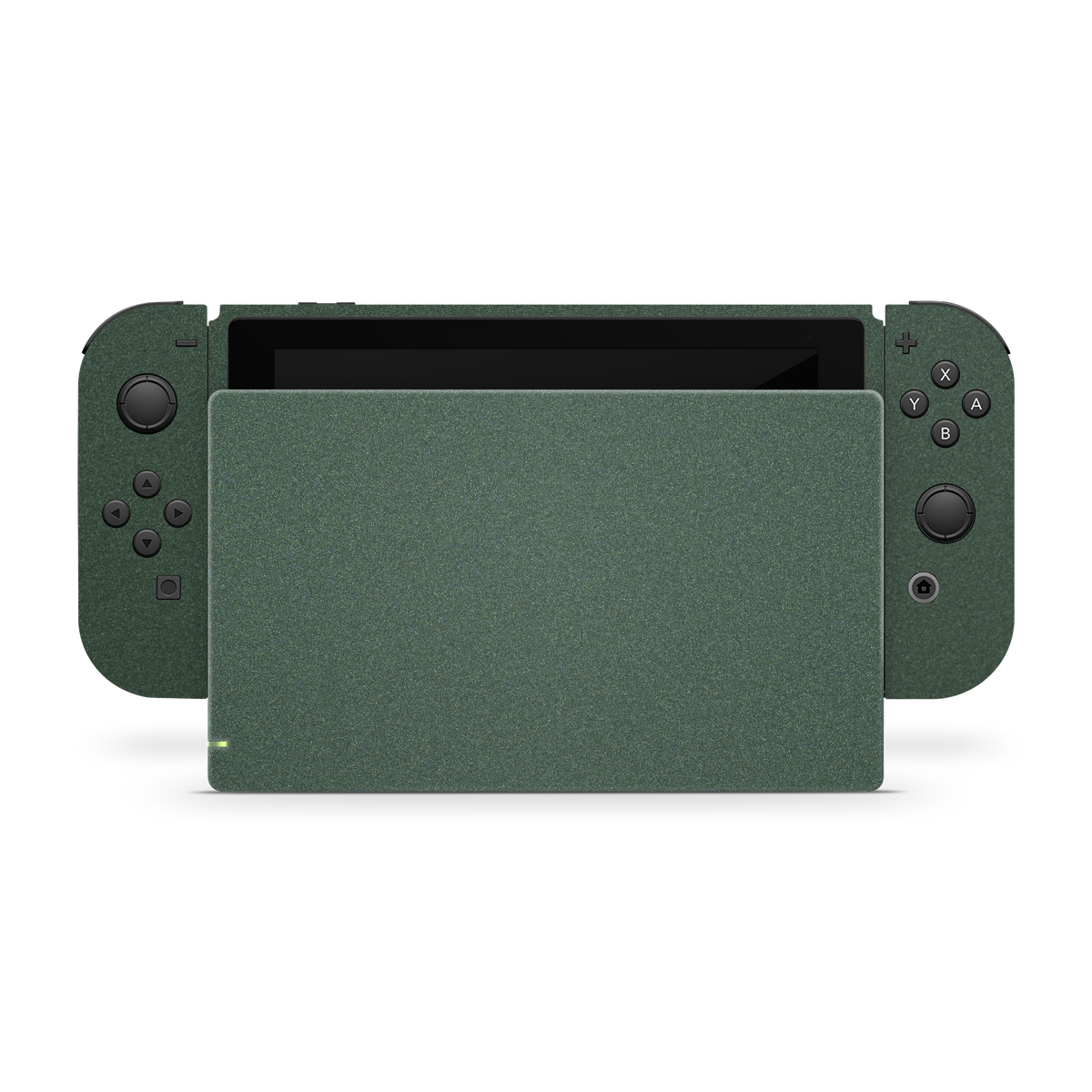 Nintendo Switch Gen 1 Premium Matte Green Metallic Skin Wrap Cover