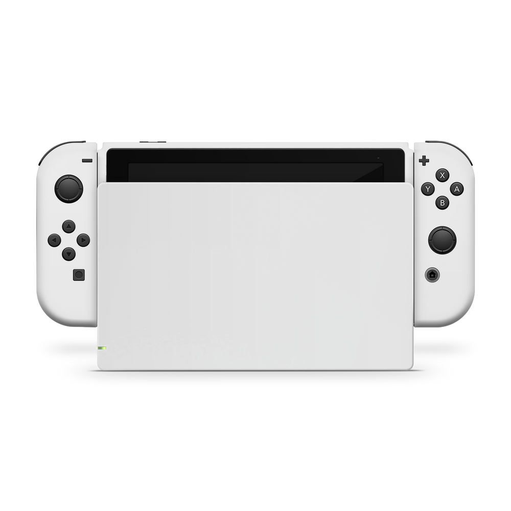 Nintendo Switch G1 Premium Satin White Skin Wrap Cover