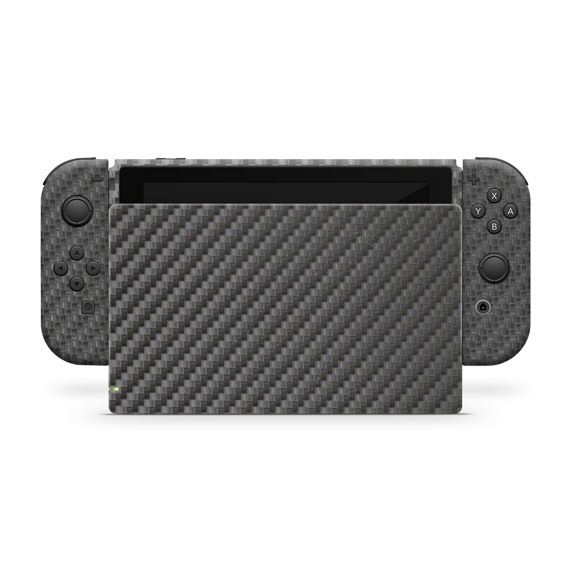 Nintendo Switch G1 Professional Black Carbon Fiber Skin Wrap Cover