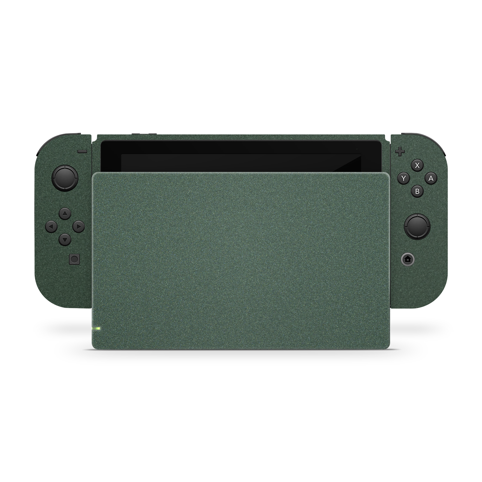 Nintendo Switch Gen 1 Professional Matte Green Metallic Skin Wrap Cover