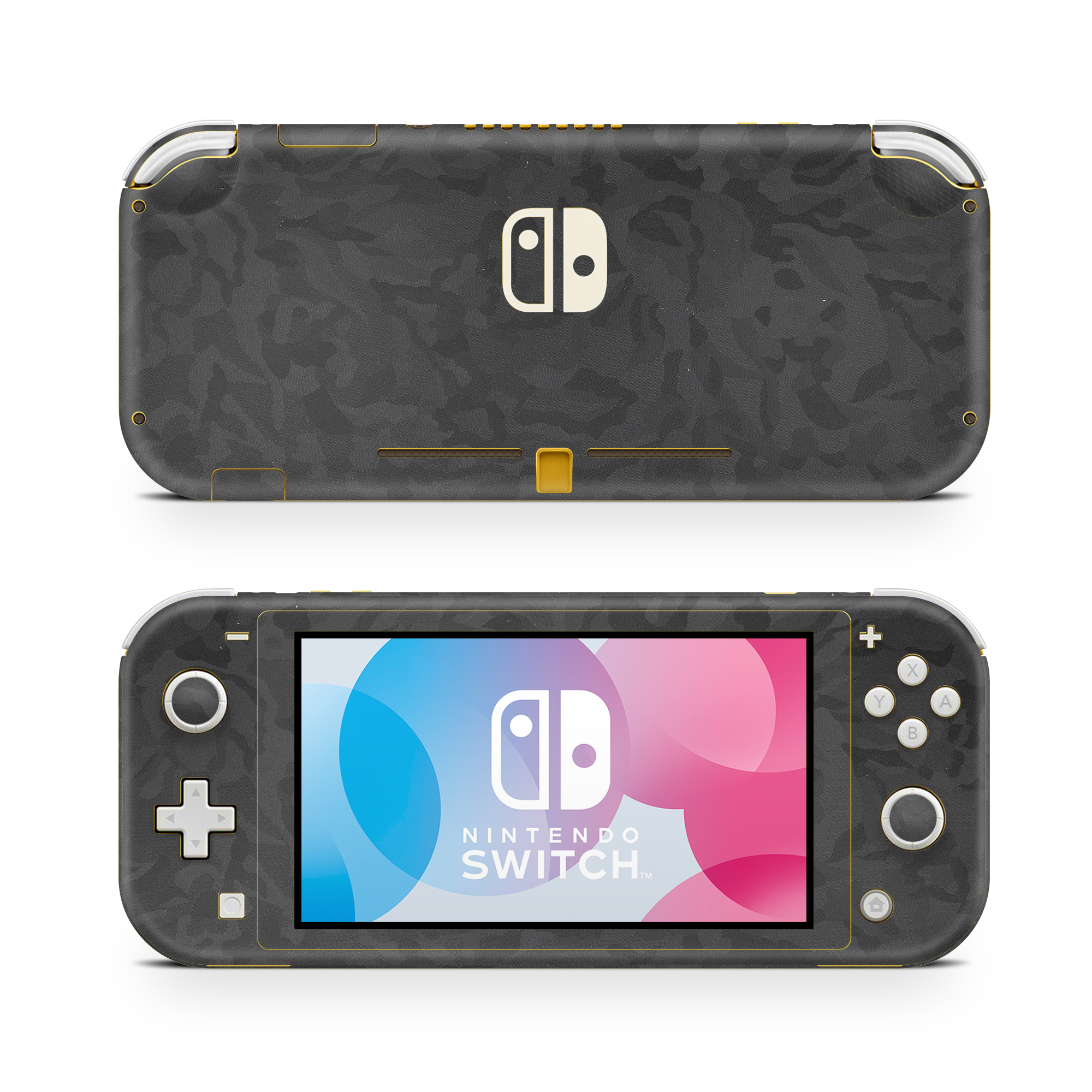 Nintendo Switch Lite Black Camo Skin Wrap Cover