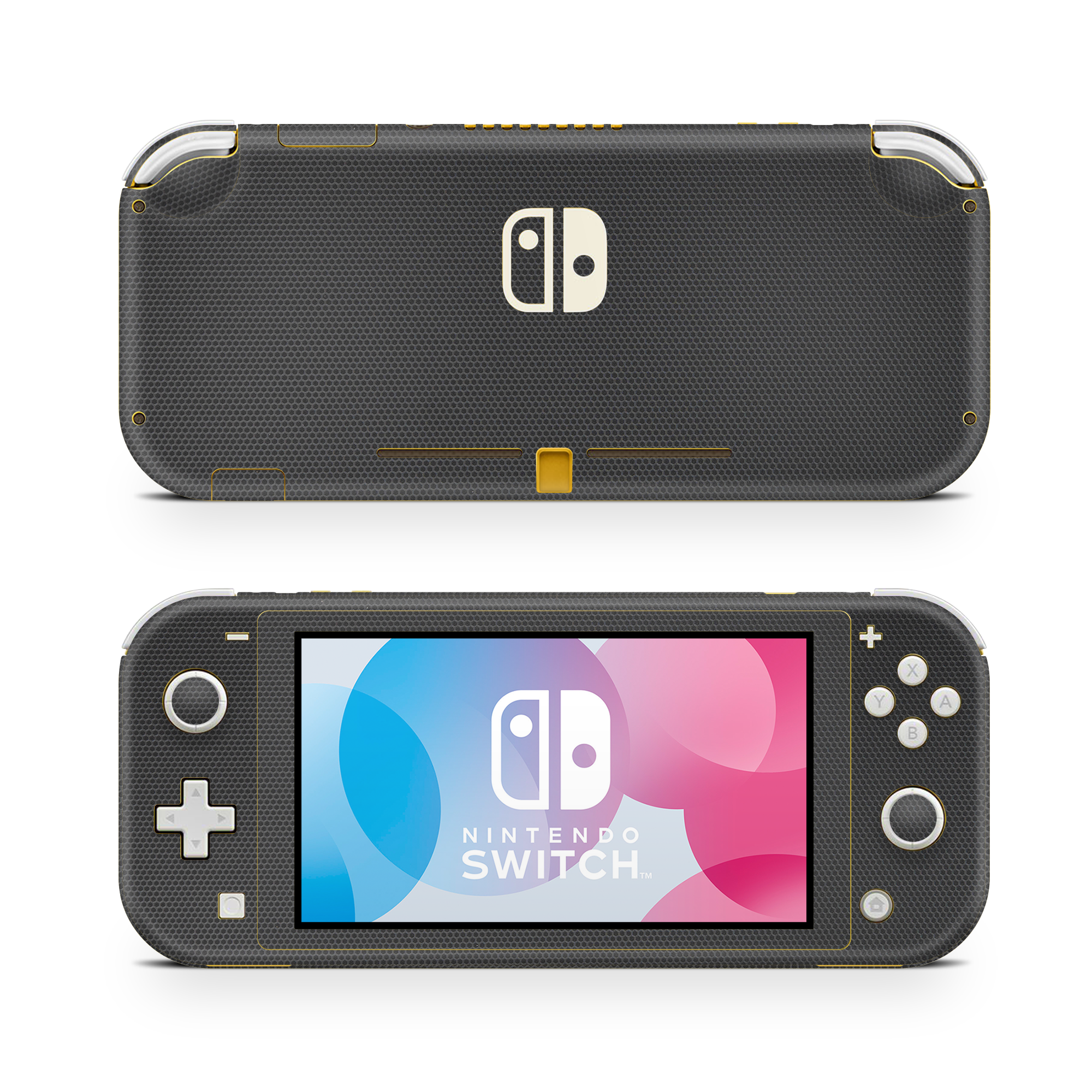 Nintendo Switch Lite Black Matrix Skin Wrap Cover